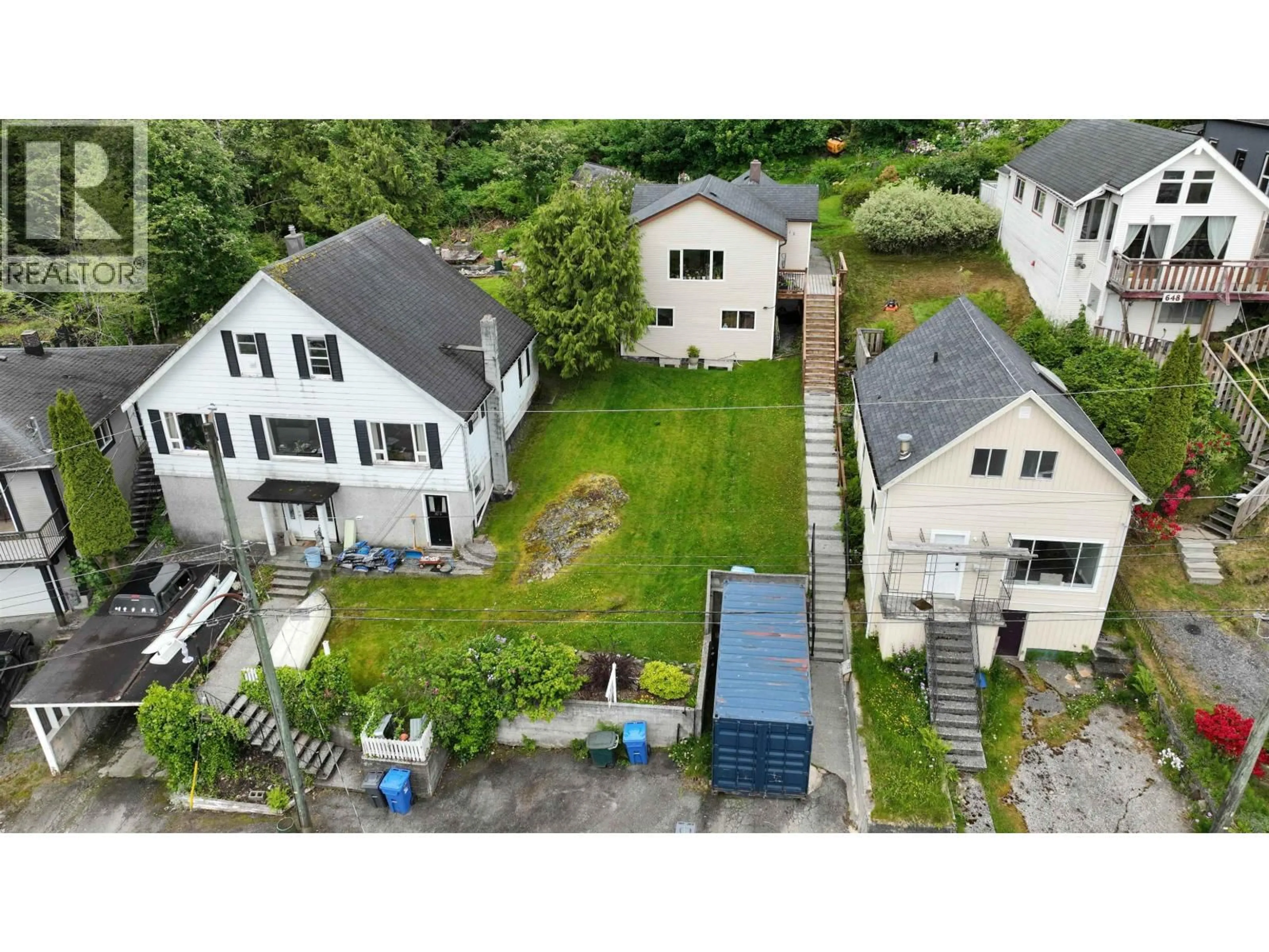 A pic from outside/outdoor area/front of a property/back of a property/a pic from drone, street for 712 TAYLOR STREET, Prince Rupert British Columbia V8J3M6