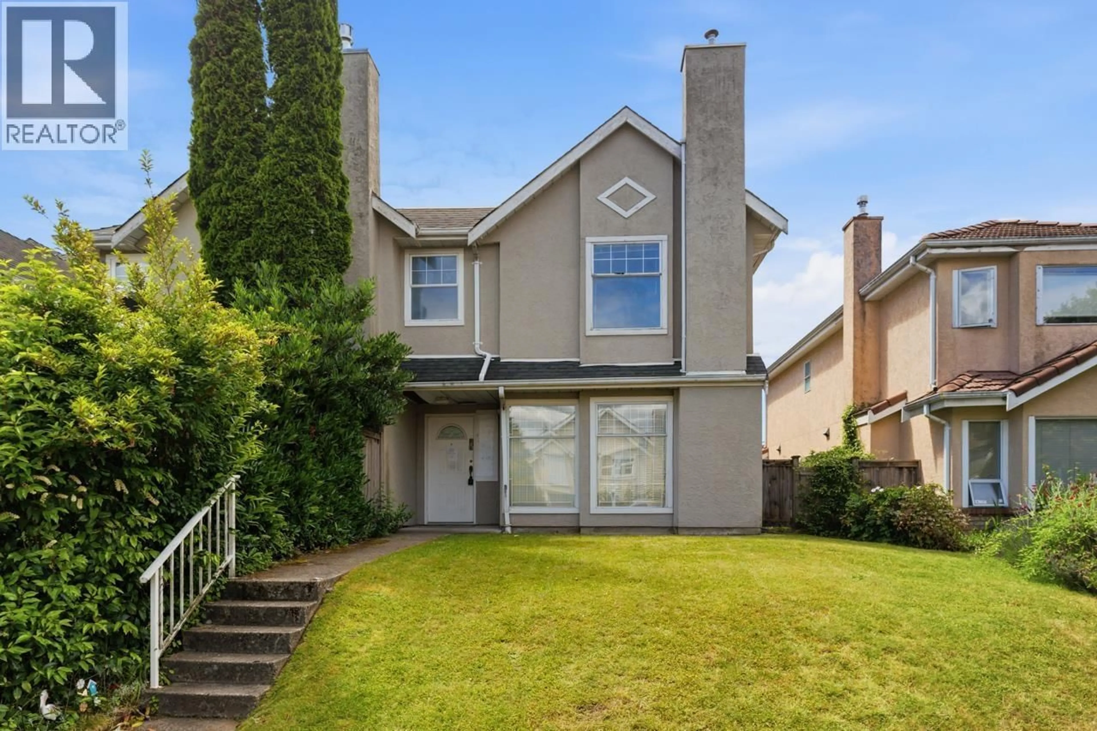 Home with vinyl exterior material, street for 6 - 8291 FRENCH STREET, Vancouver British Columbia V6P4V9