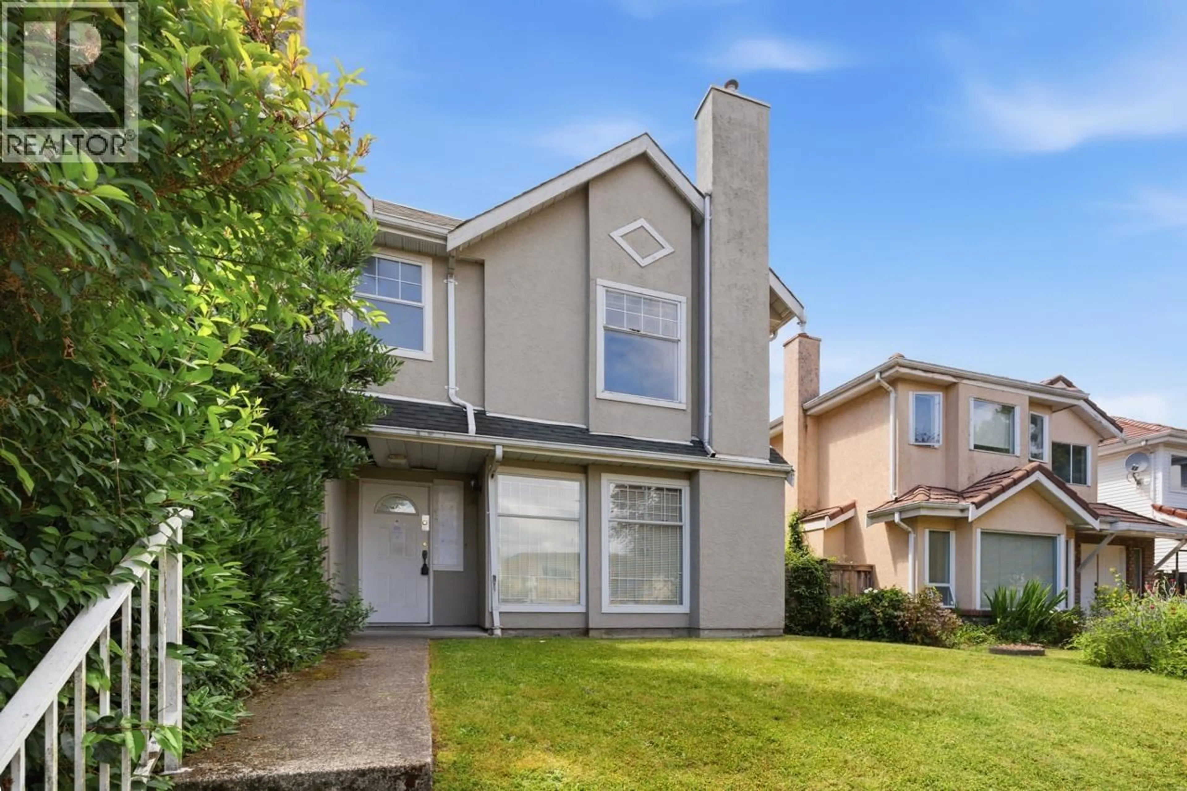 Home with vinyl exterior material, street for 6 - 8291 FRENCH STREET, Vancouver British Columbia V6P4V9