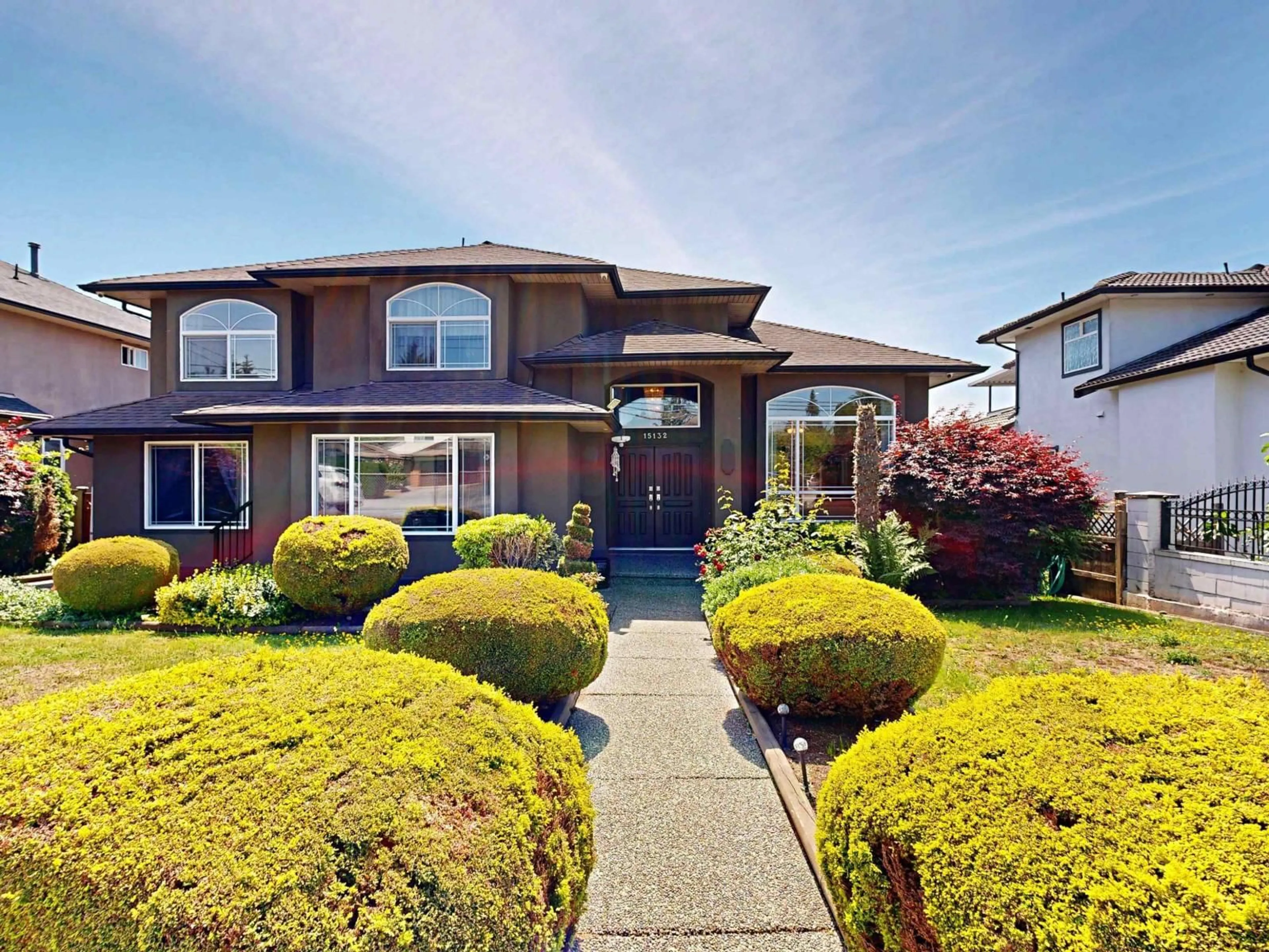 Home with vinyl exterior material, street for 15132 84 AVENUE, Surrey British Columbia V3S2M9