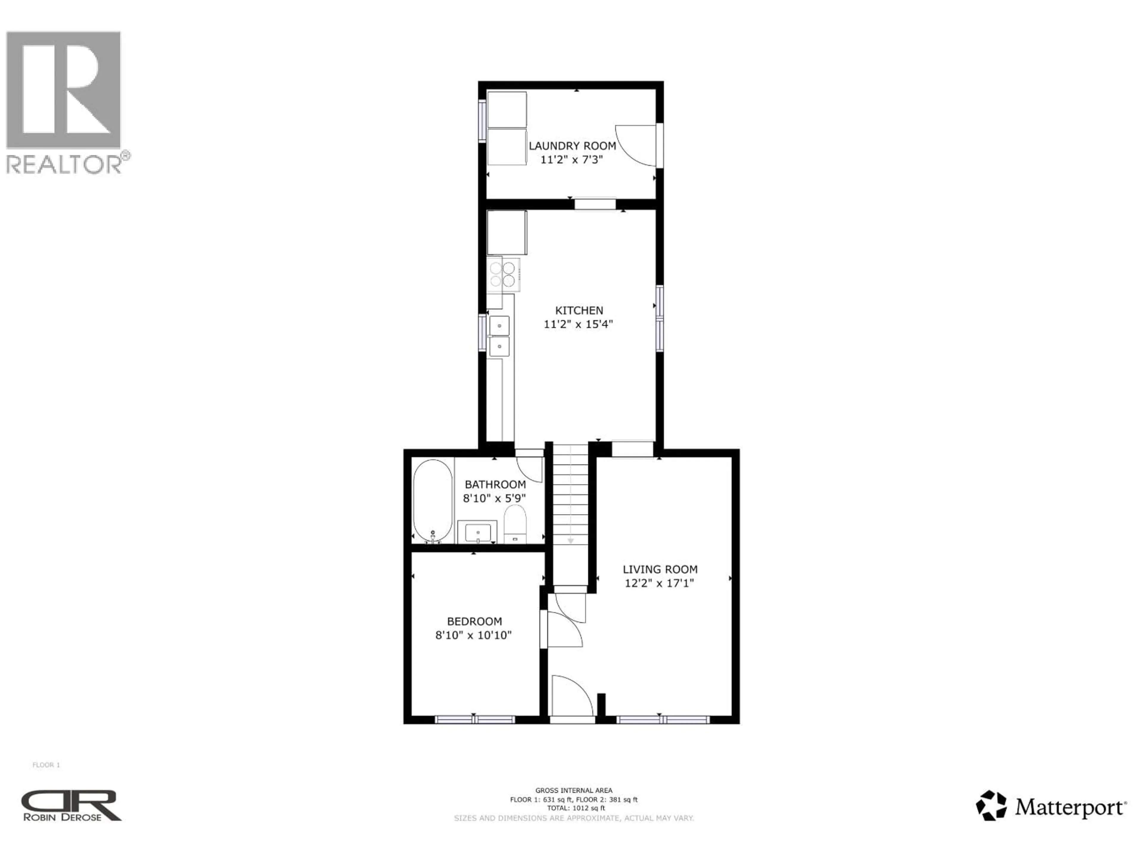 Floor plan for 9503 95 STREET, Fort St. John British Columbia V1J3M3
