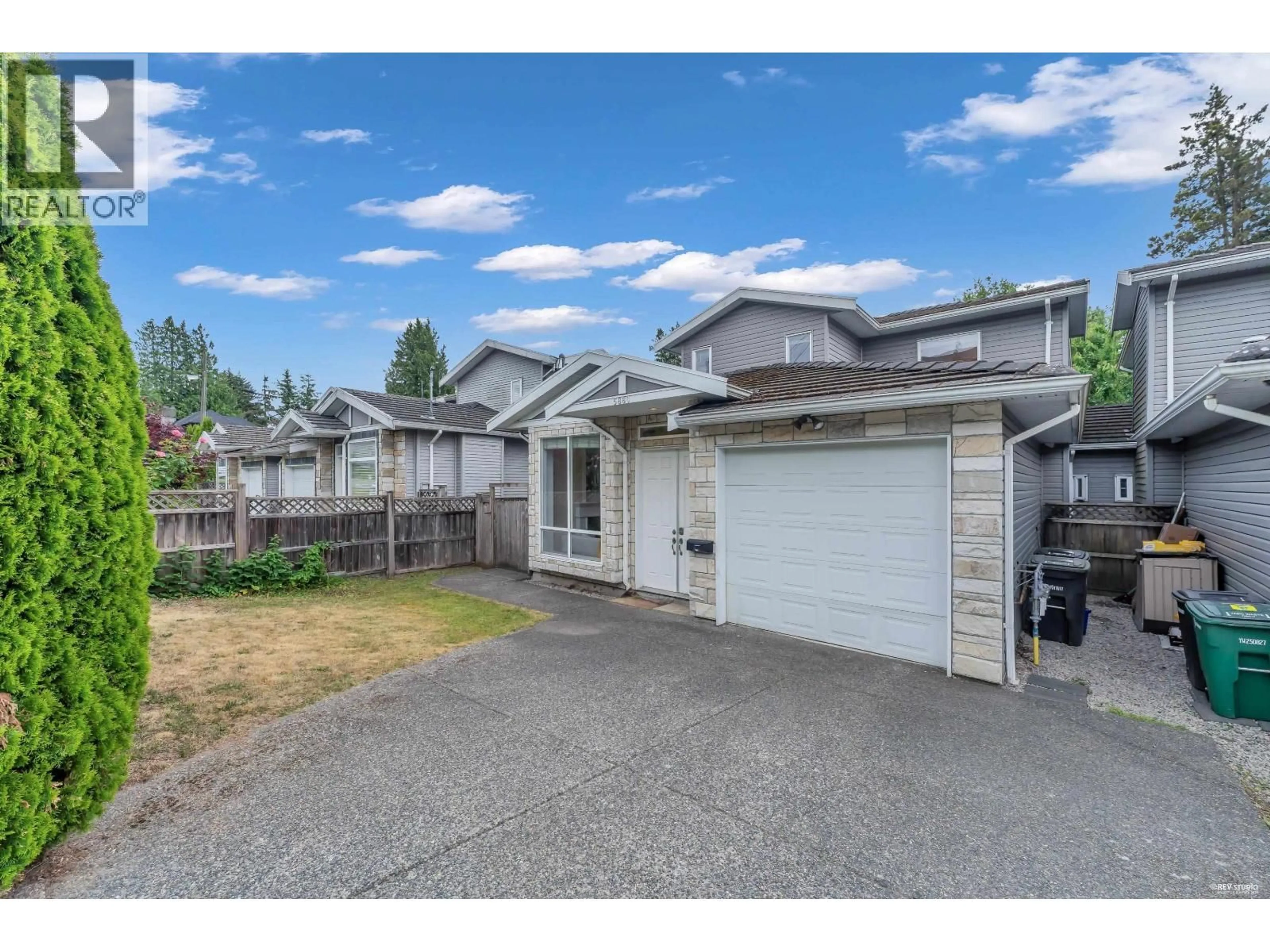 A pic from outside/outdoor area/front of a property/back of a property/a pic from drone, street for 5880 IRMIN STREET, Burnaby British Columbia V5J1Y9