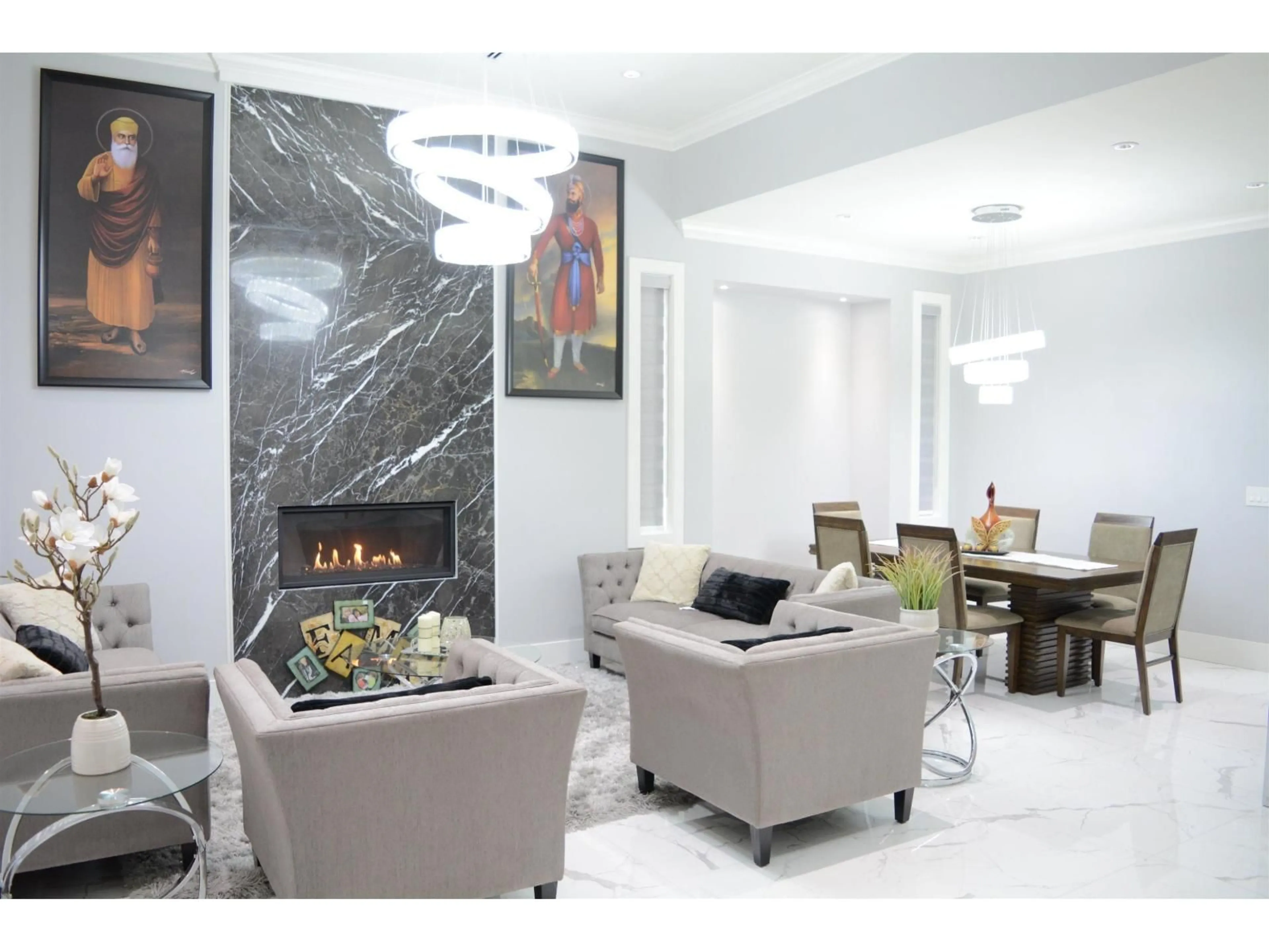 Living room with furniture, ceramic/tile floor for 14548 110A AVENUE, Surrey British Columbia V3R2B5
