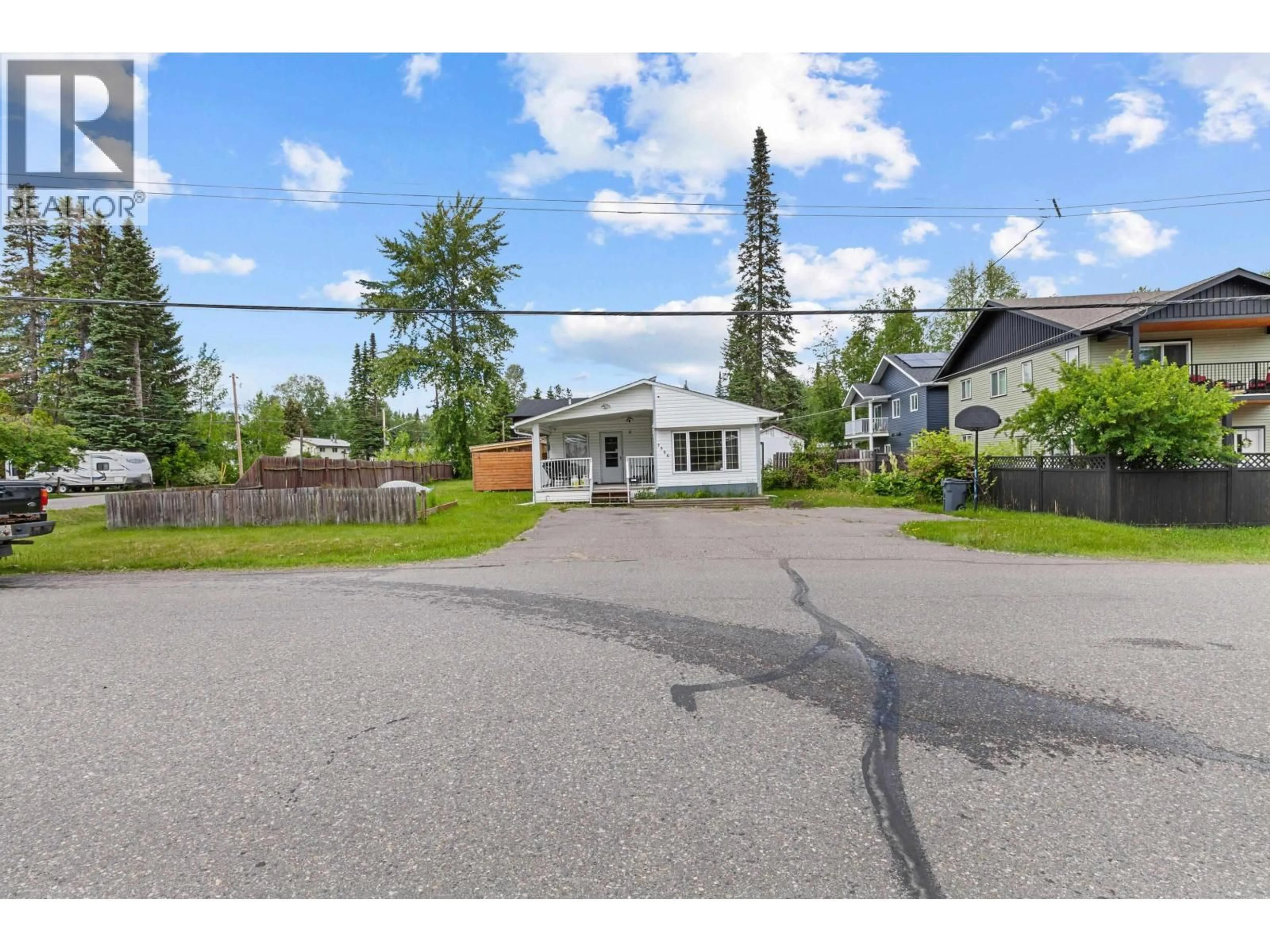 A pic from outside/outdoor area/front of a property/back of a property/a pic from drone, street for 3596 EDEN DRIVE, Prince George British Columbia V2K2L4