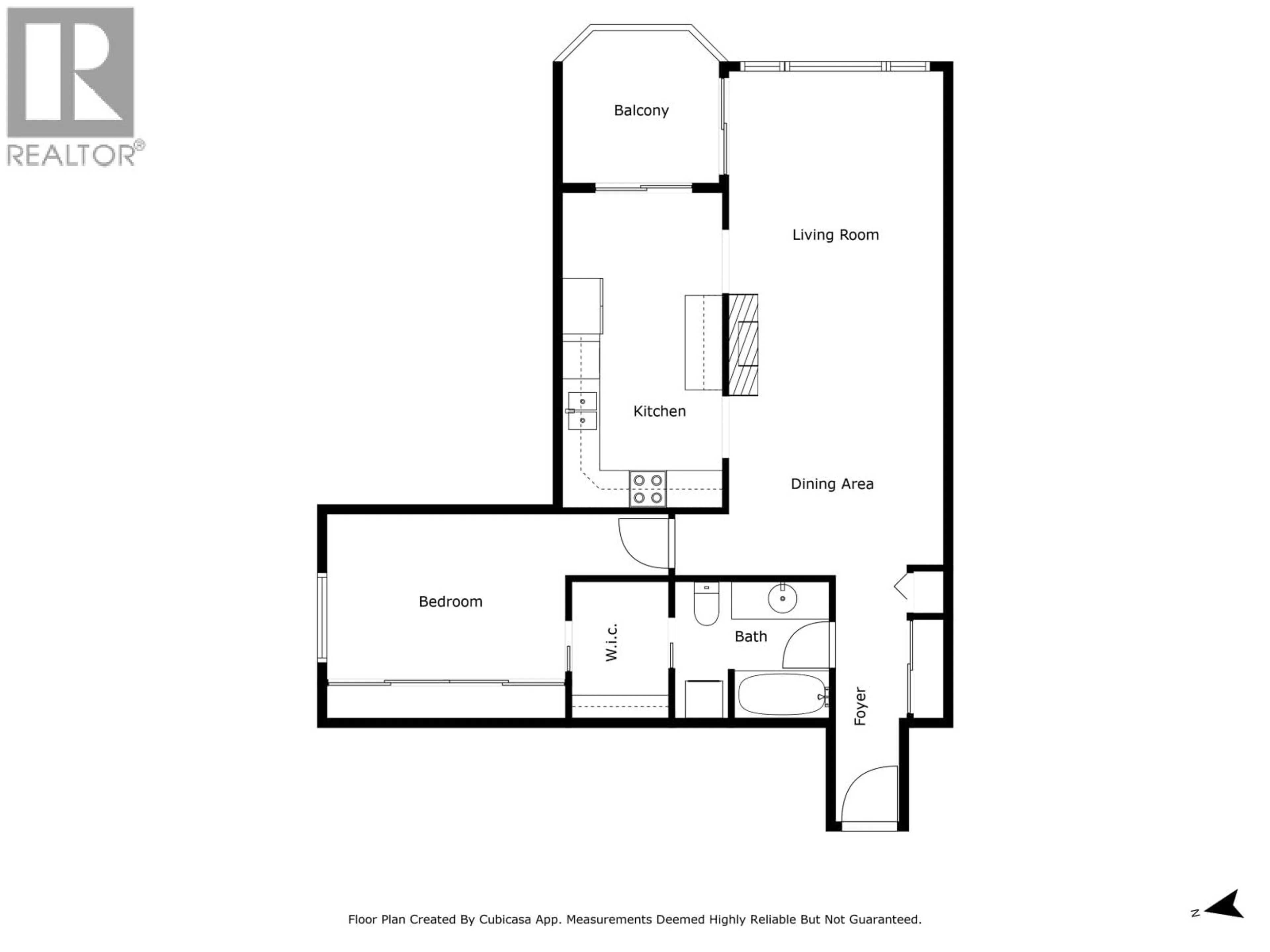Floor plan for 309 - 48 RICHMOND STREET, New Westminster British Columbia V3L5P4