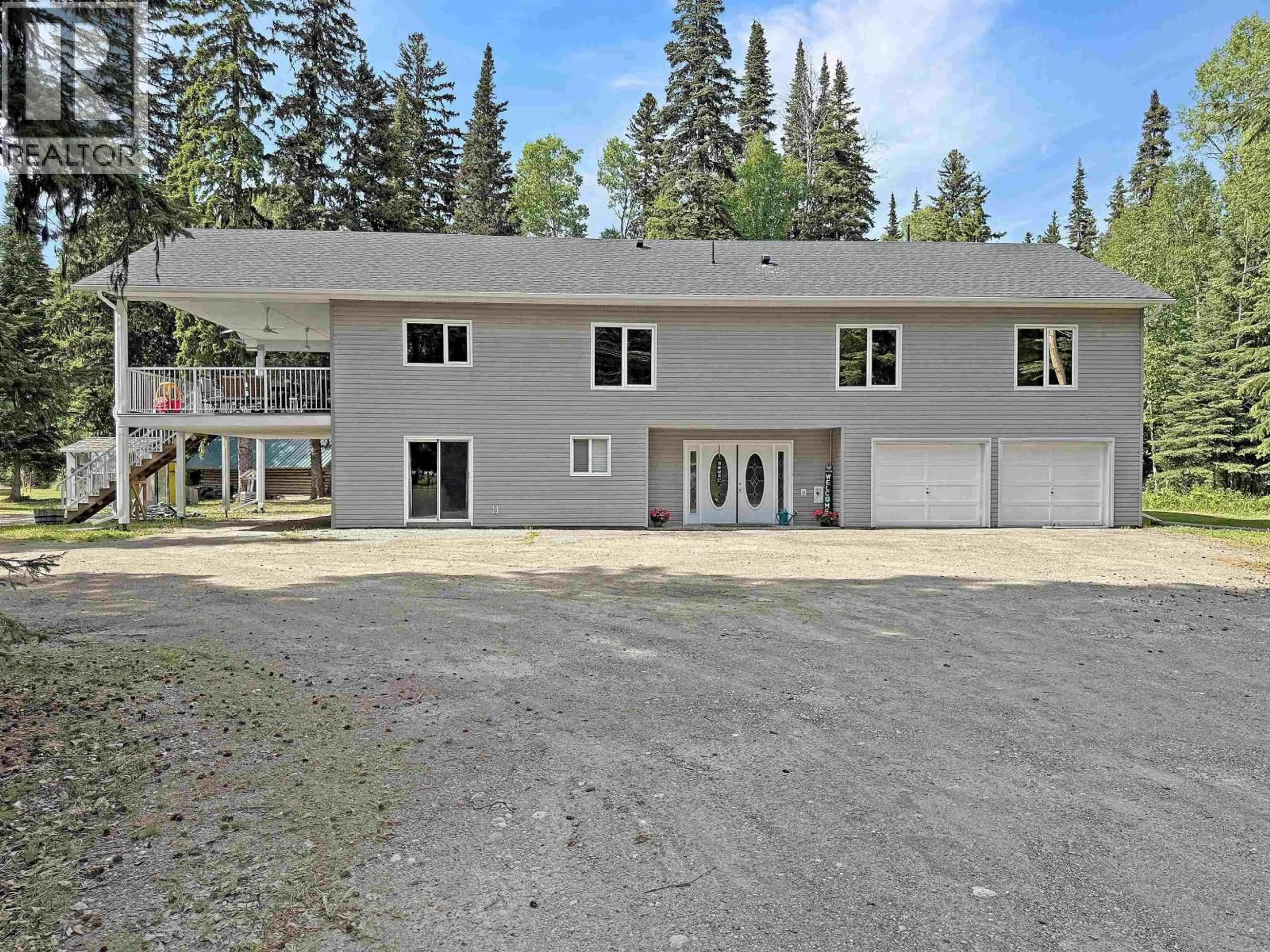 A pic from outside/outdoor area/front of a property/back of a property/a pic from drone, unknown for 13940 CHIEF LAKE ROAD, Prince George British Columbia V2K5K1