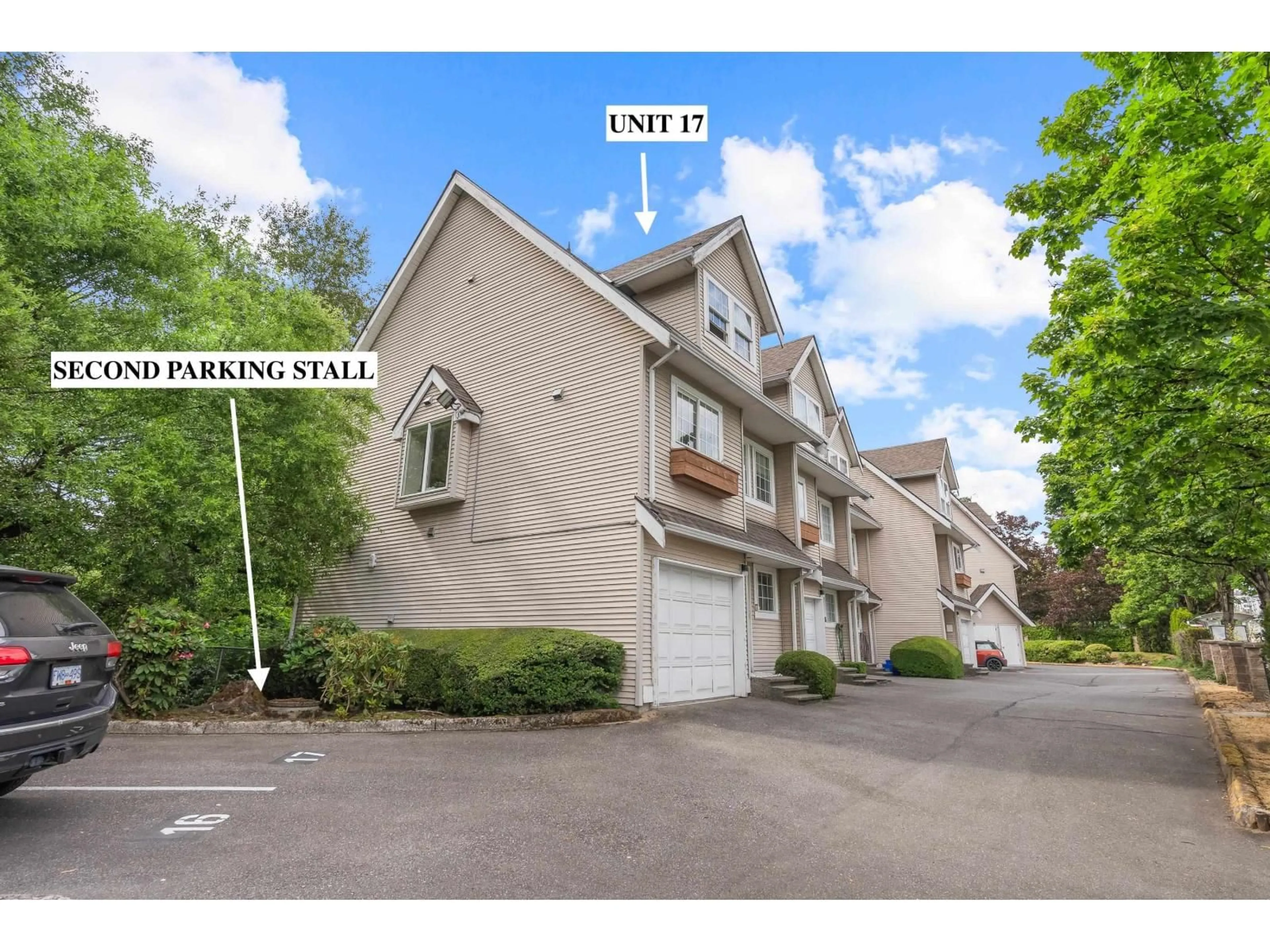 Parking for 17 - 19948 WILLOUGHBY WAY, Langley British Columbia V2Y1M6