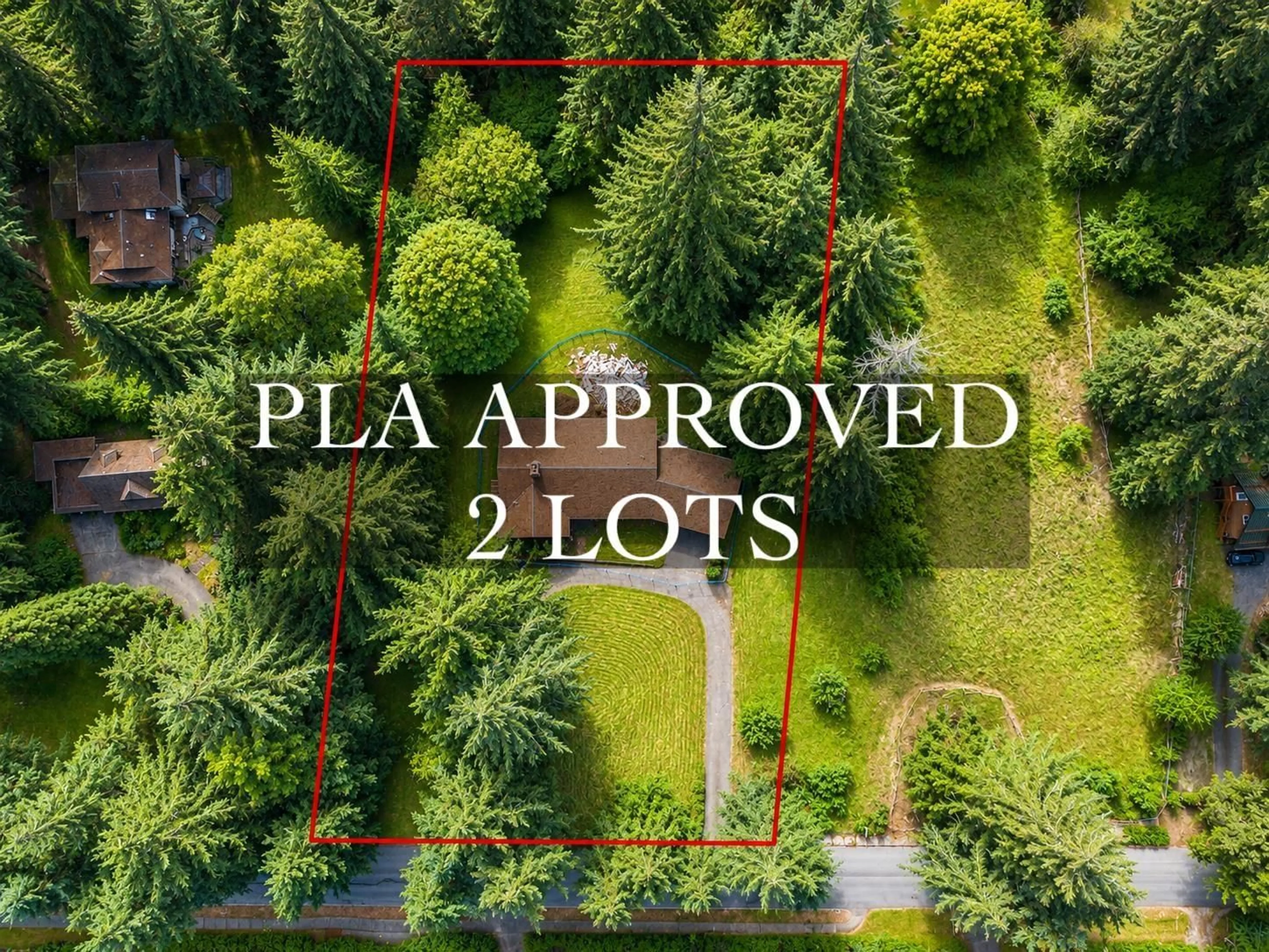 A pic from outside/outdoor area/front of a property/back of a property/a pic from drone, forest/trees view for 2451 141 STREET, Surrey British Columbia V4P2E5