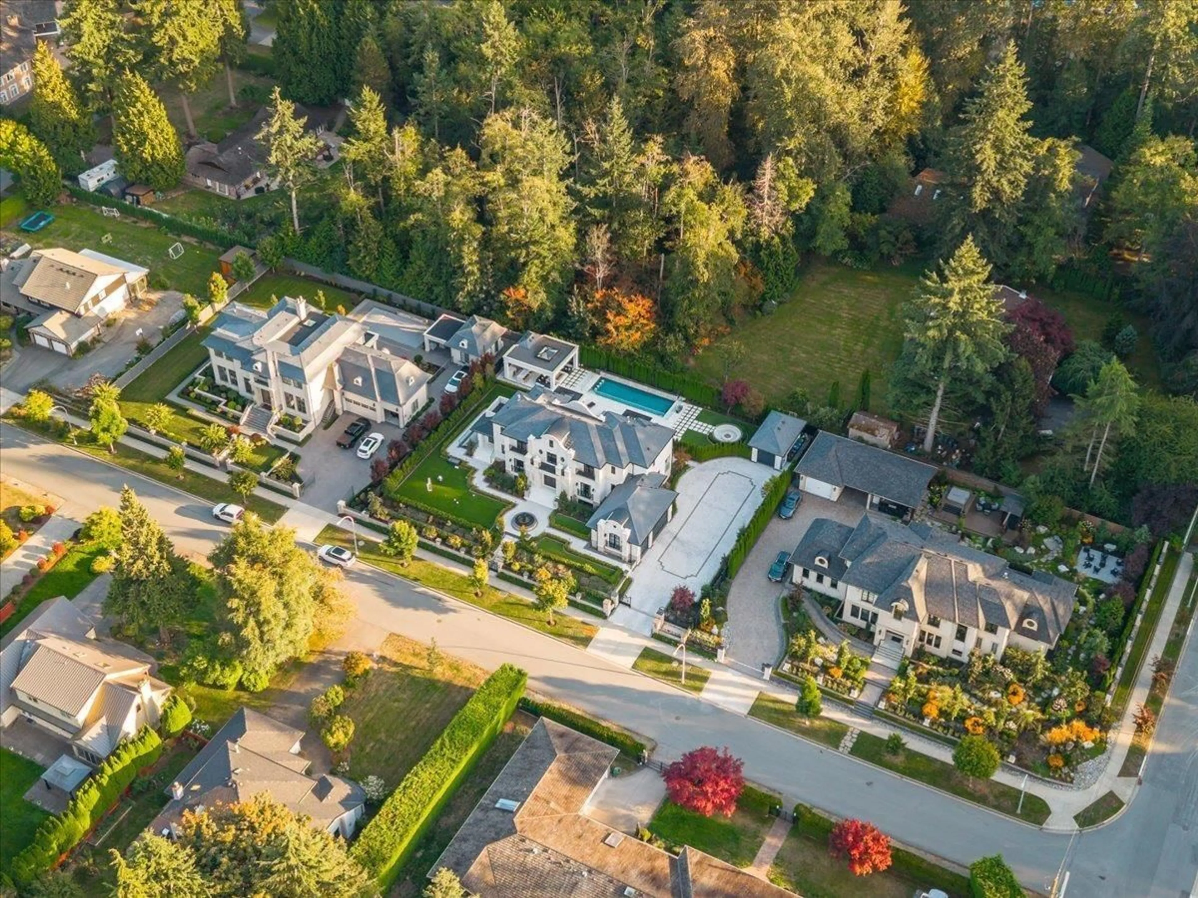 A pic from outside/outdoor area/front of a property/back of a property/a pic from drone, unknown for 2451 141 STREET, Surrey British Columbia V4P2E5