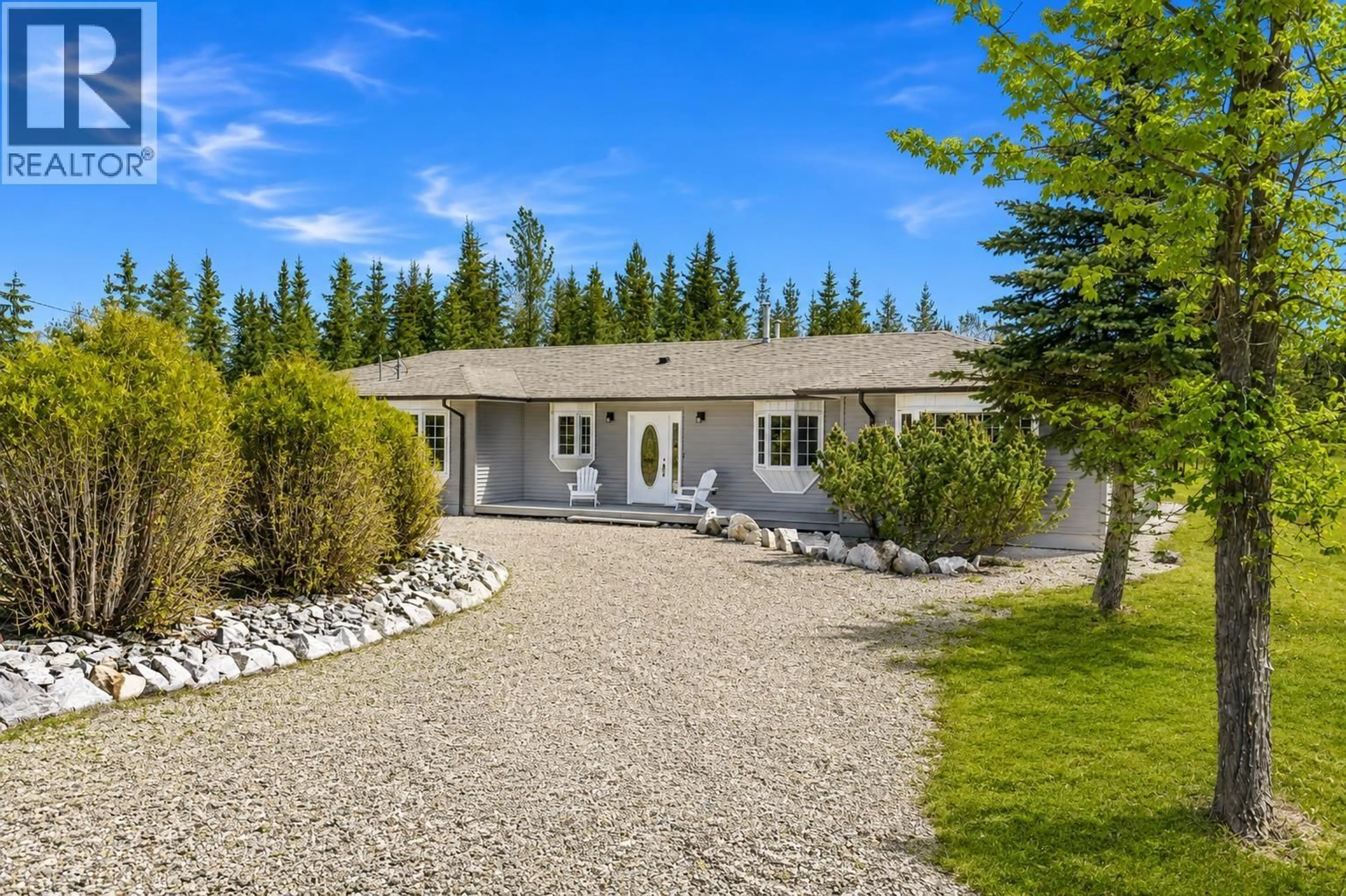 A pic from outside/outdoor area/front of a property/back of a property/a pic from drone, street for 14550 BLACKWATER ROAD, Prince George British Columbia V2N6G7