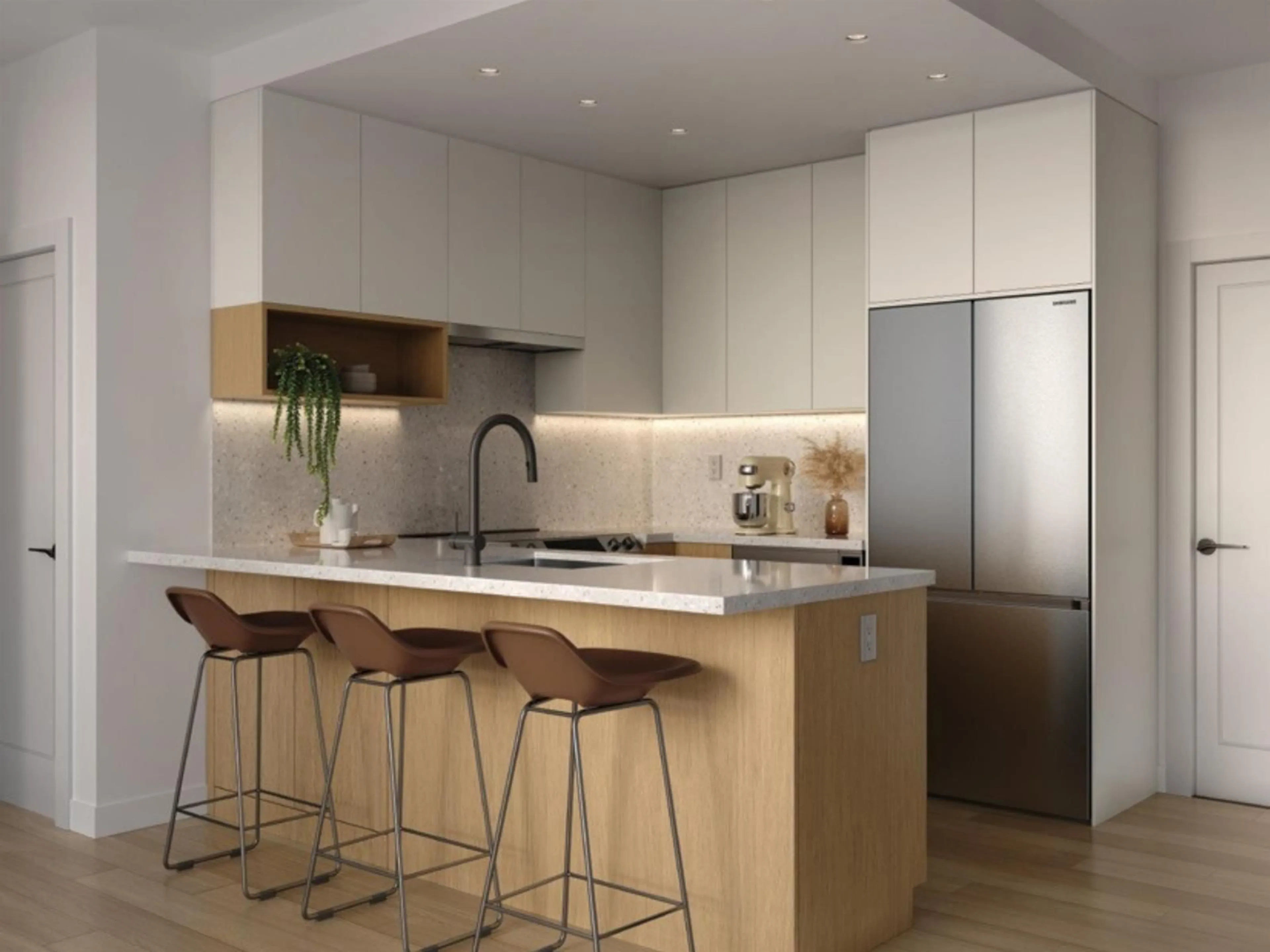 Contemporary kitchen, unknown for A412 - 20117 84 AVENUE, Langley British Columbia V2Y2B8