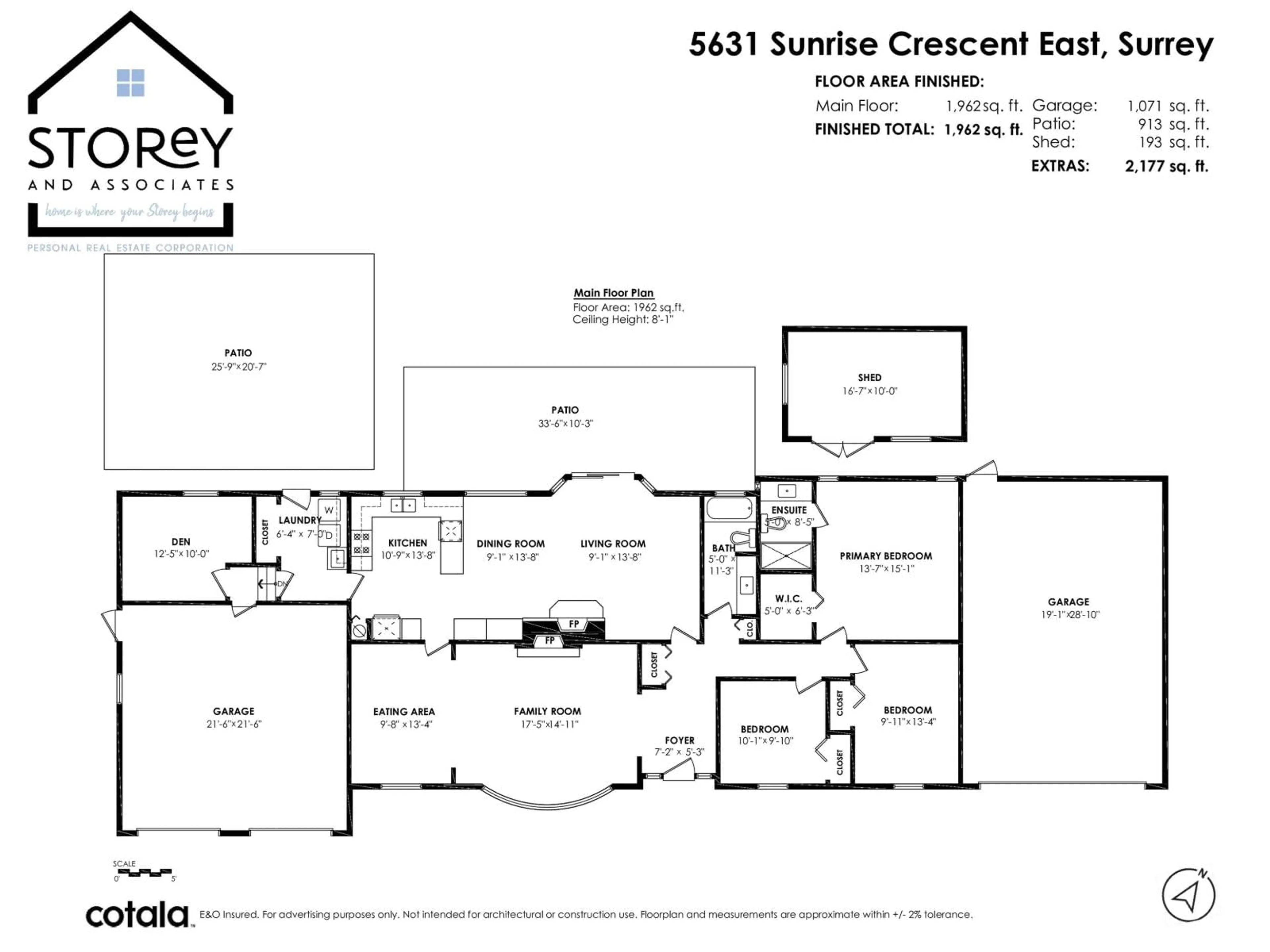 Floor plan for 5631 SUNRISE CRESCENT EAST, Surrey British Columbia V3S7M5