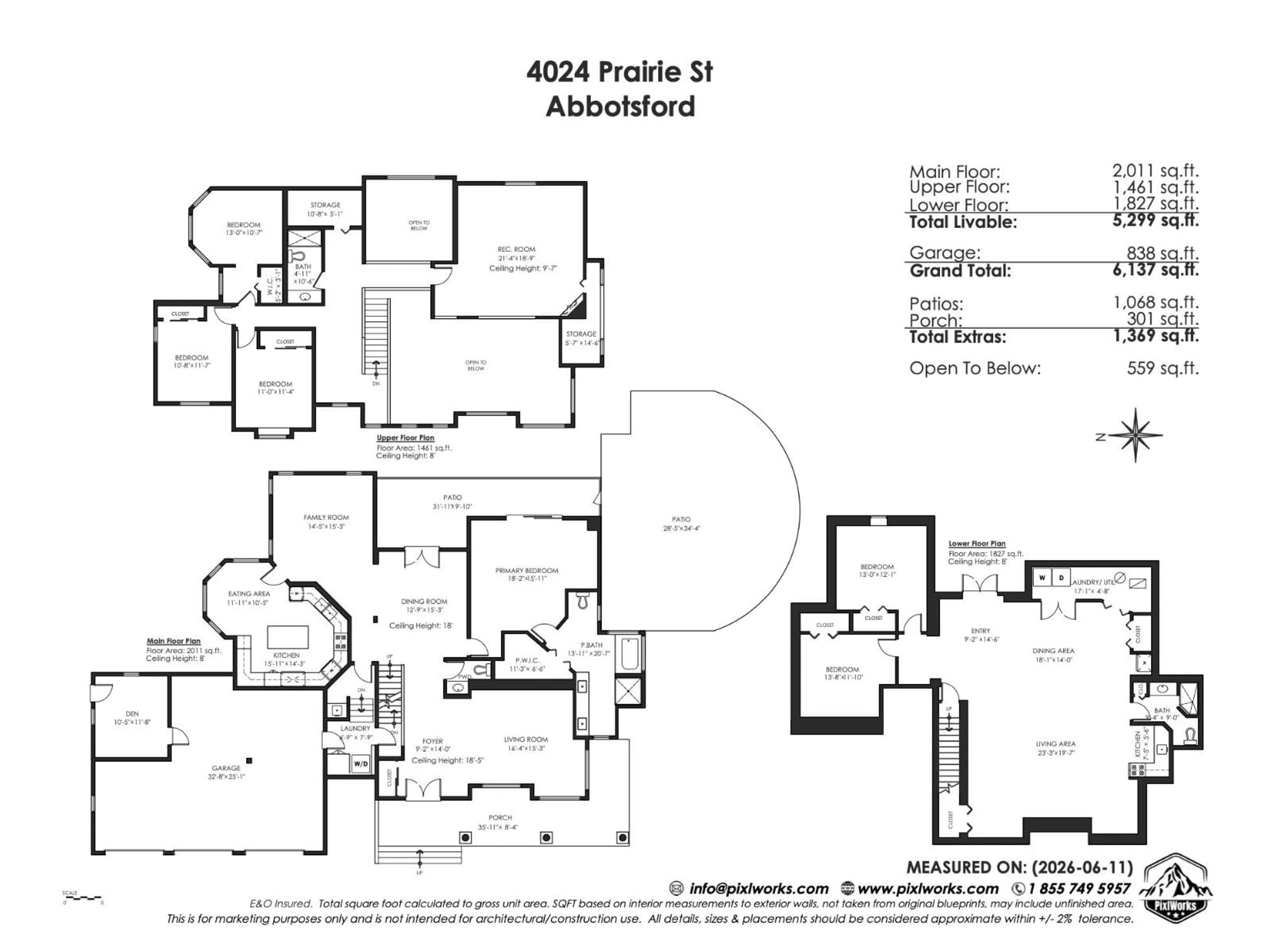 Floor plan for 4024 PRAIRIE STREET, Abbotsford British Columbia V4X1X2