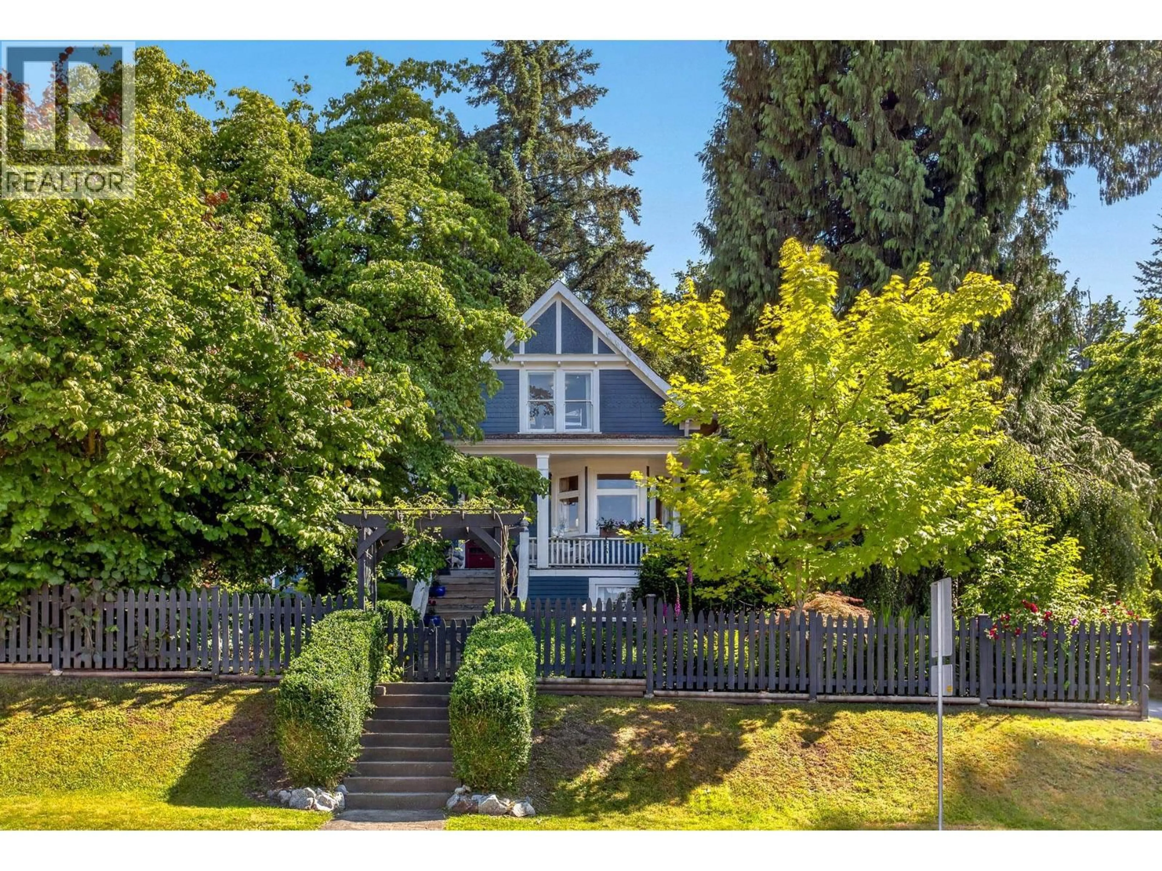 A pic from outside/outdoor area/front of a property/back of a property/a pic from drone, street for 2201 ST GEORGE STREET, Port Moody British Columbia V3H2G1