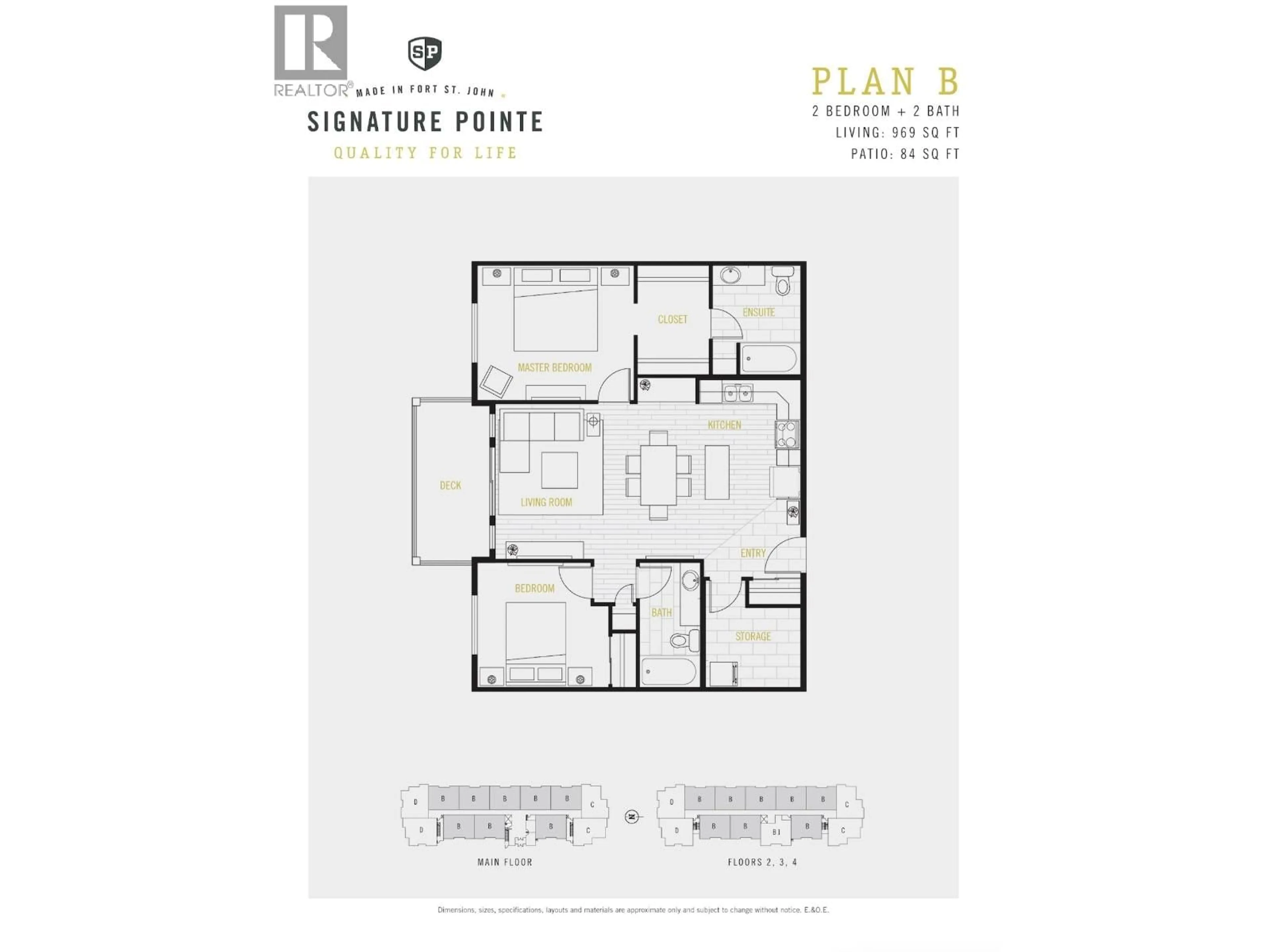 Floor plan for 112 - 11203 105 AVENUE, Fort St. John British Columbia V1J0L3
