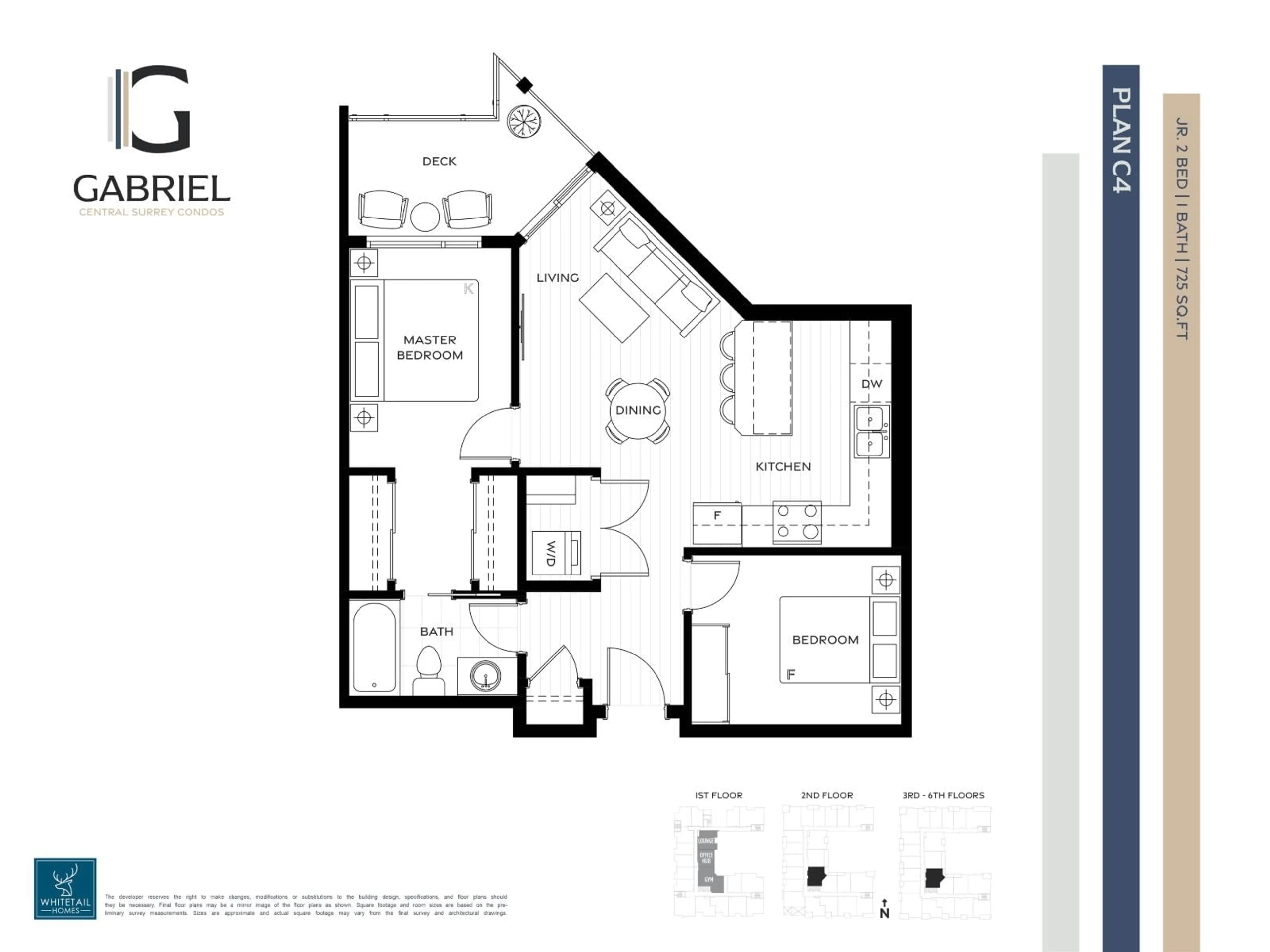 Floor plan for 601 - 13455 94A AVENUE, Surrey British Columbia V3V0H3