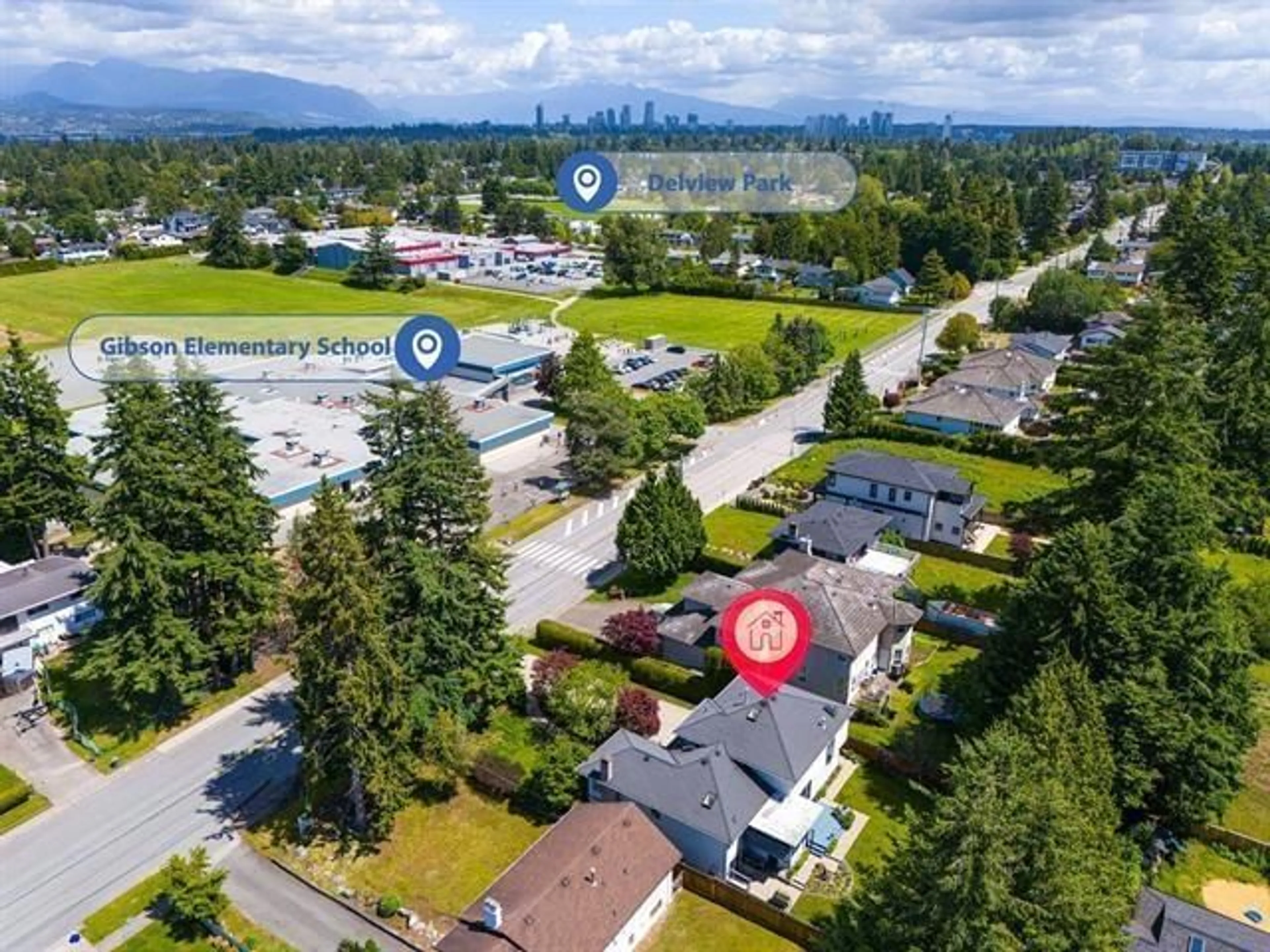 A pic from outside/outdoor area/front of a property/back of a property/a pic from drone, unknown for 11458 90 AVENUE, Delta British Columbia V4C3H4