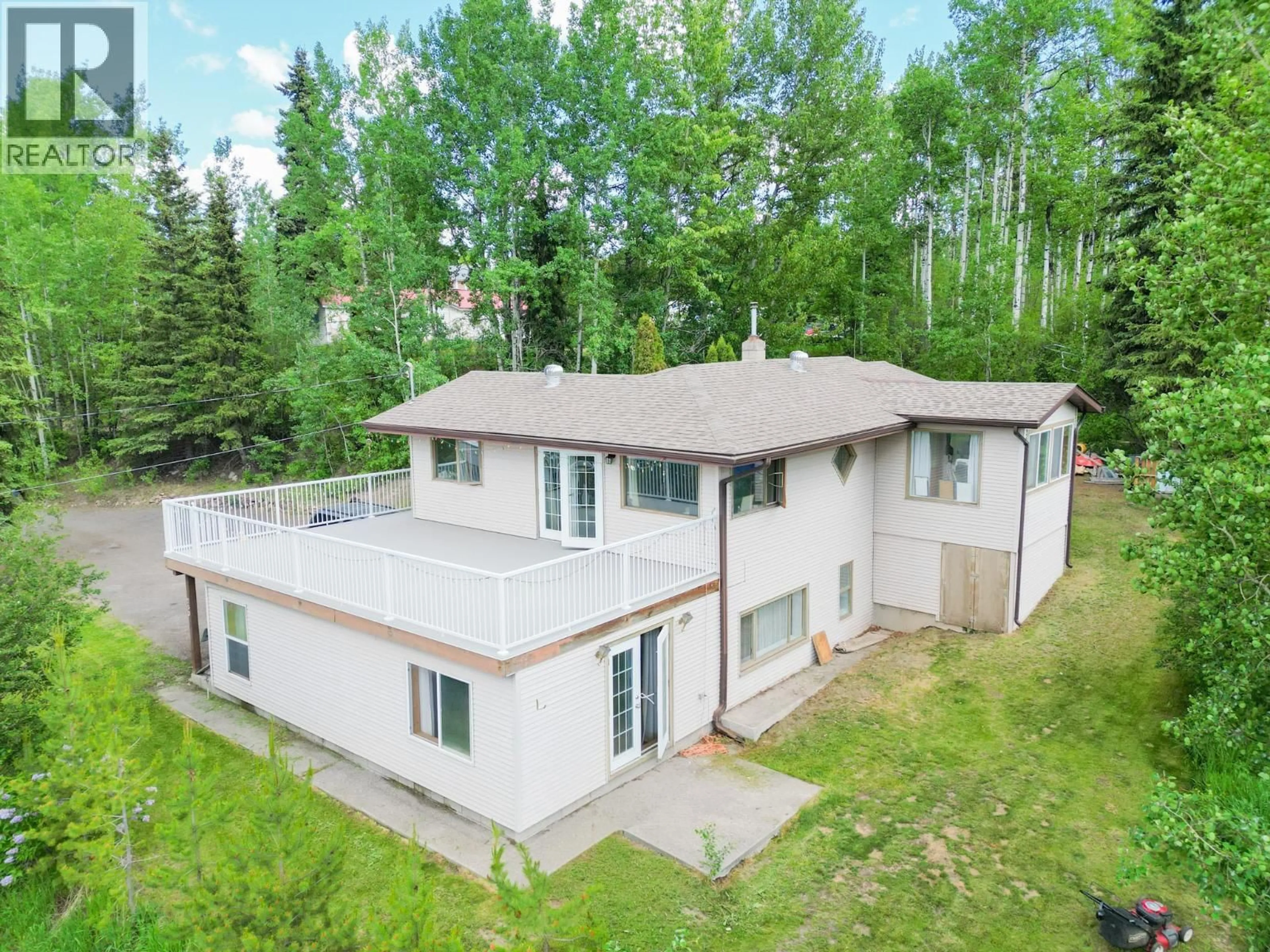 A pic from outside/outdoor area/front of a property/back of a property/a pic from drone, unknown for 250 HILL STREET, Burns Lake British Columbia V0J1E0
