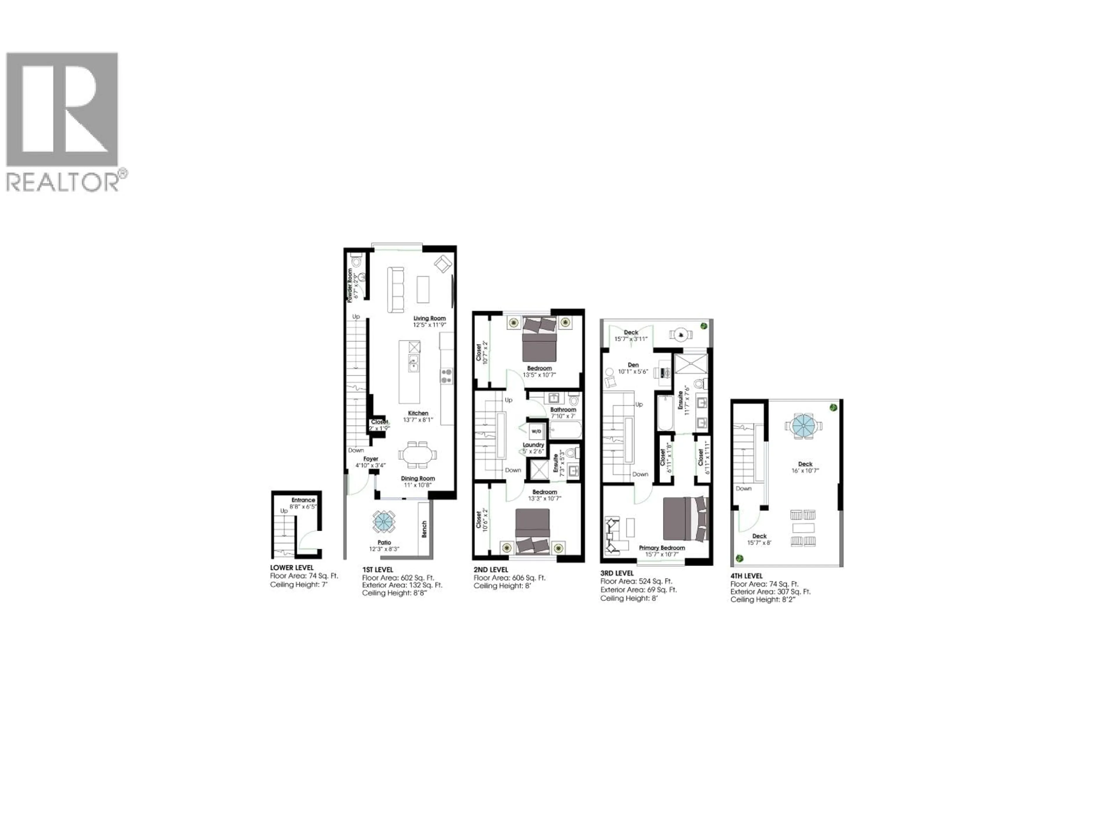 Floor plan for 129 - 649 3RD STREET, North Vancouver British Columbia V7L1G6