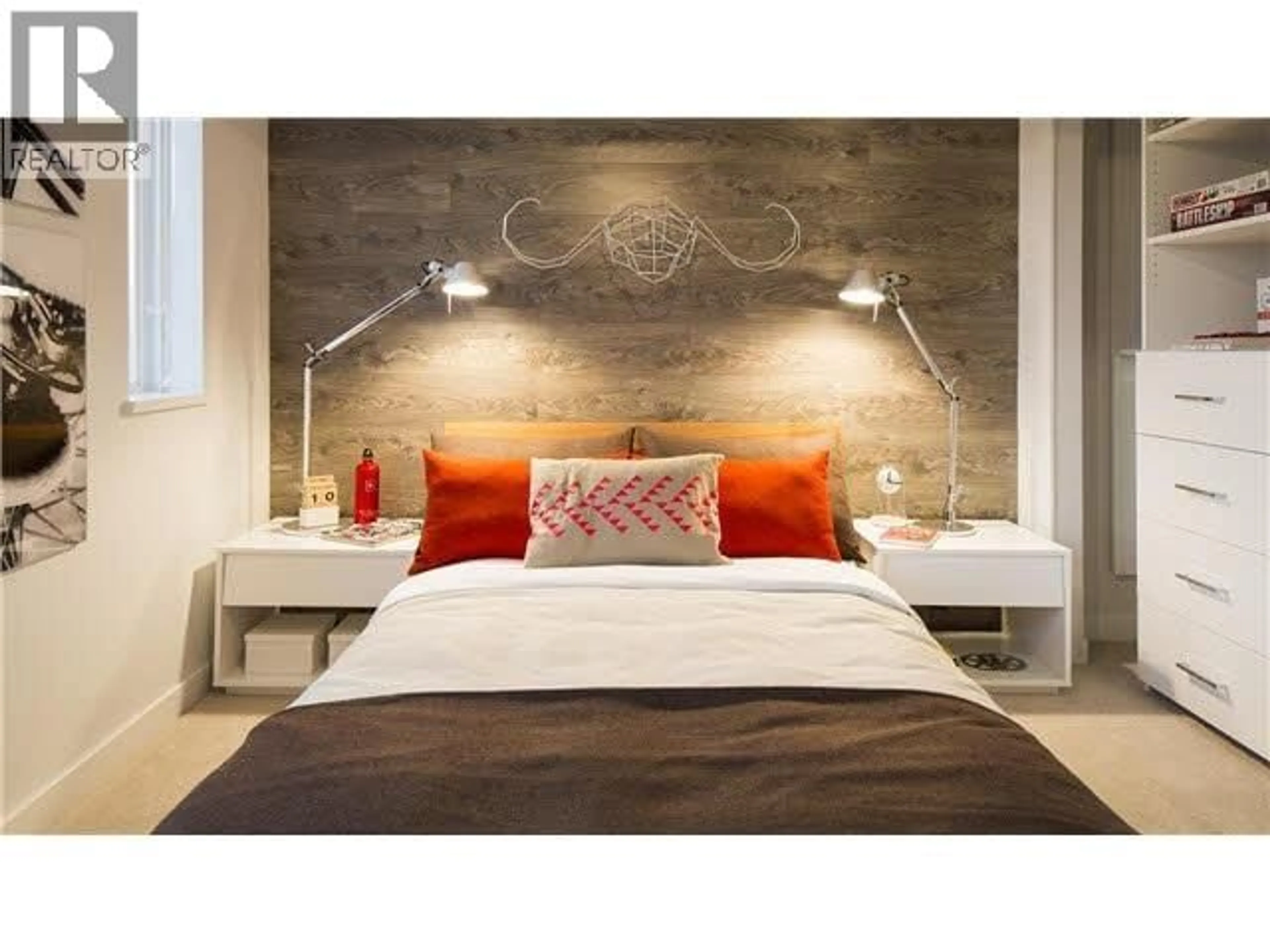 Bedroom with bed, wood/laminate floor for 27 - 2380 RANGER LANE, Port Coquitlam British Columbia V3B0M4