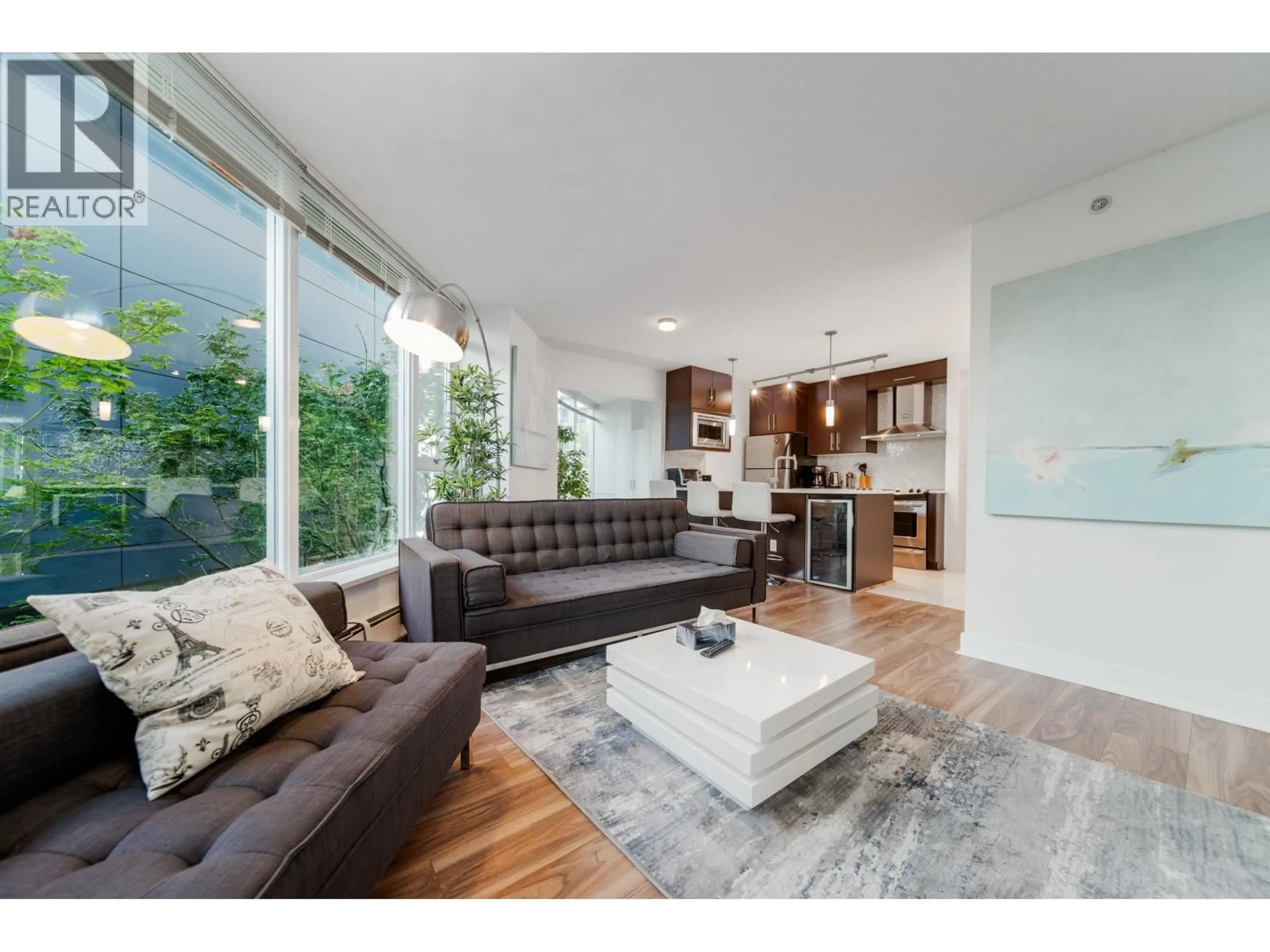 Living room with furniture, unknown for 301 - 689 ABBOTT STREET, Vancouver British Columbia V6B0J2
