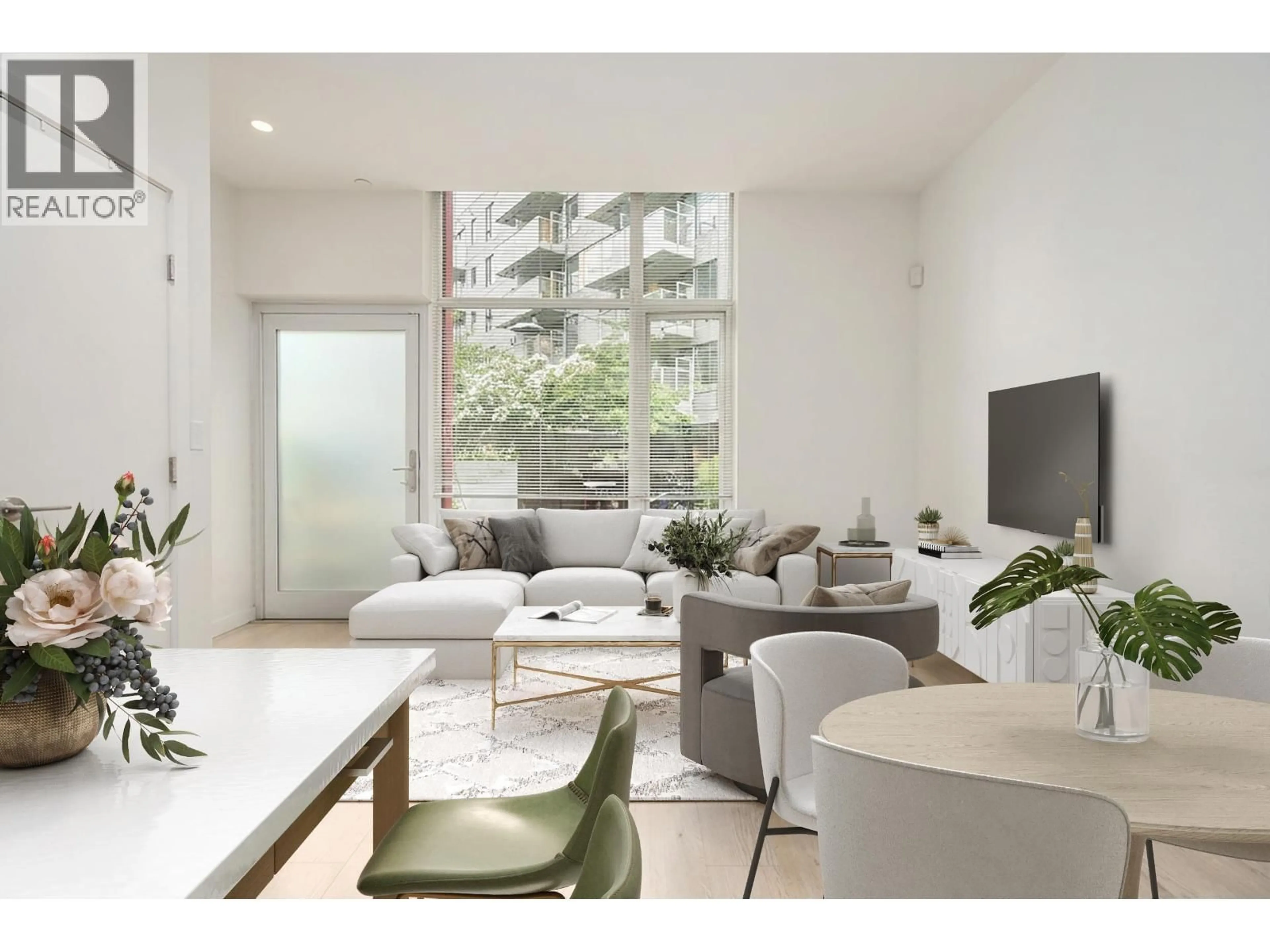 Living room with furniture, unknown for 109 - 417 GREAT NORTHERN WAY, Vancouver British Columbia V5T0G7