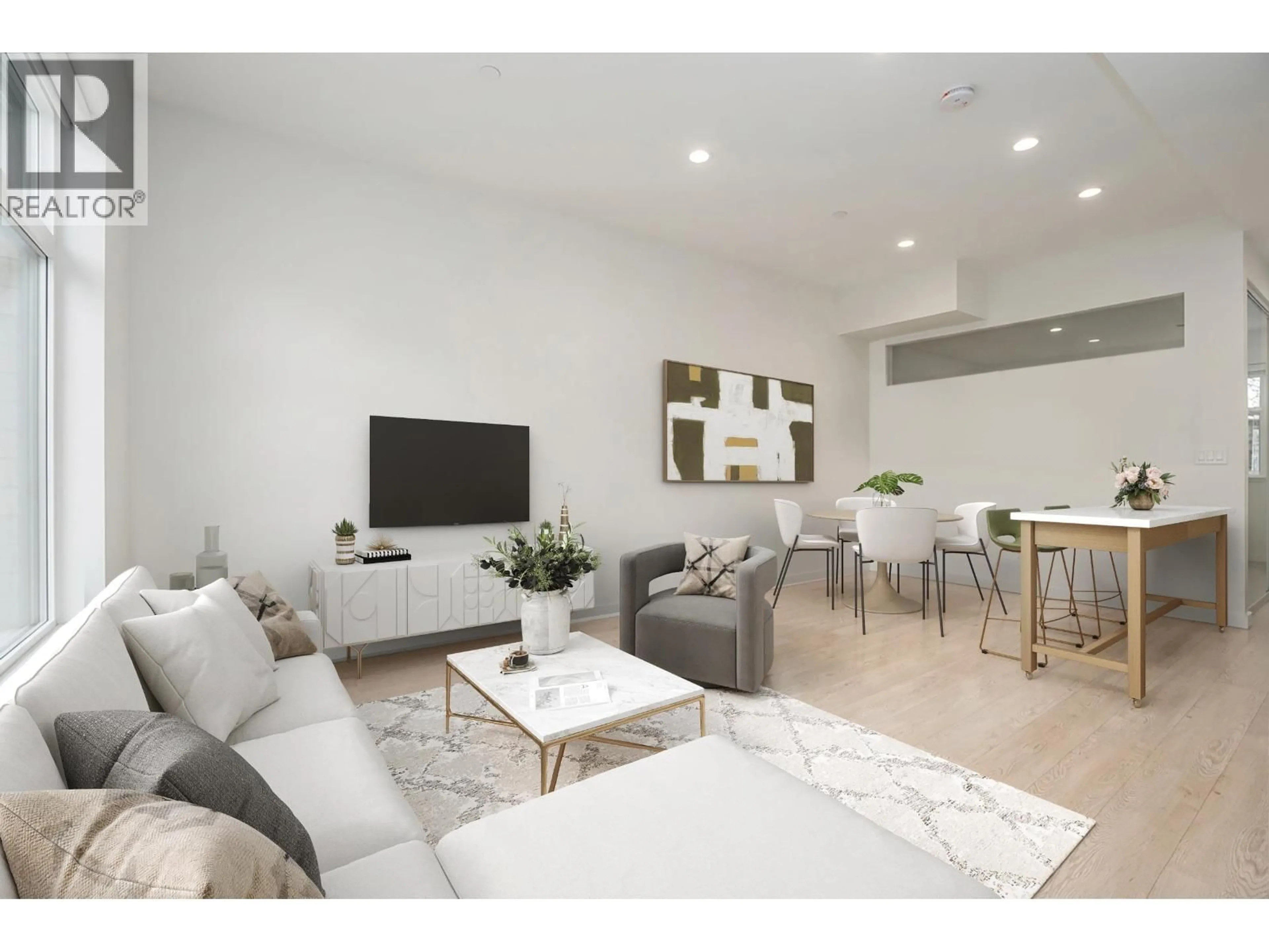 Living room with furniture, unknown for 109 - 417 GREAT NORTHERN WAY, Vancouver British Columbia V5T0G7