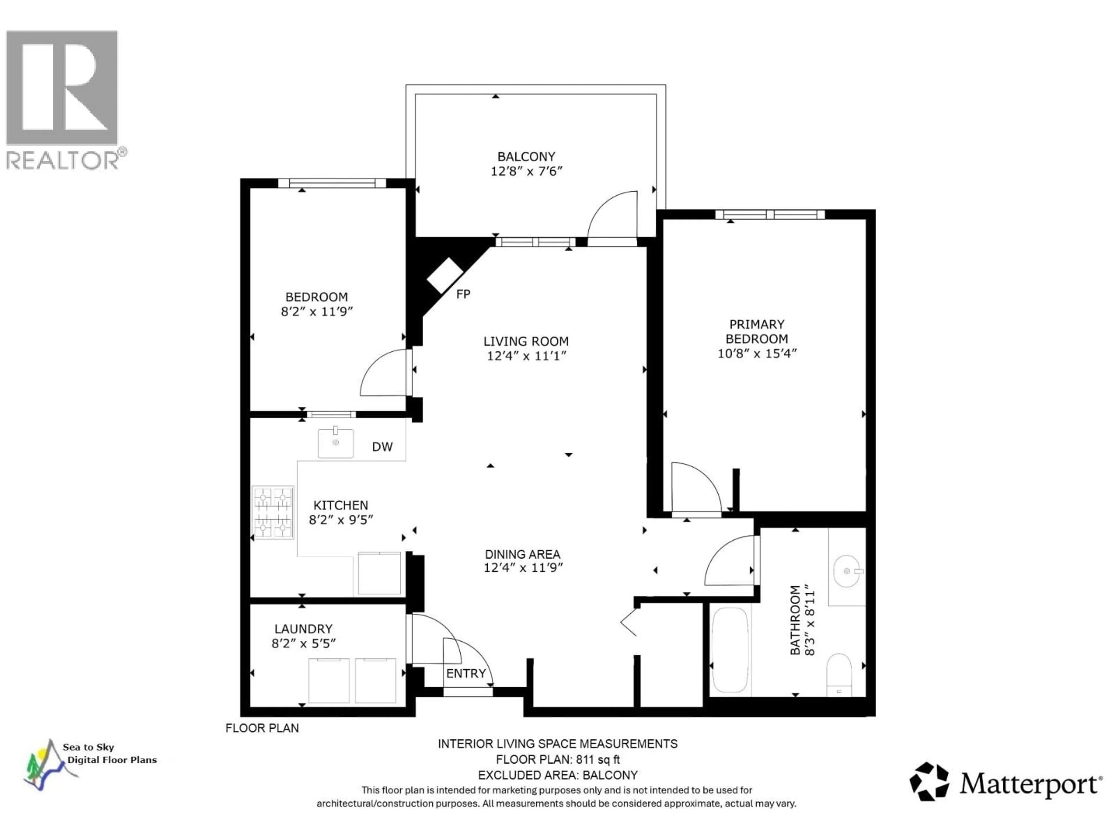 Floor plan for 107 - 1203 PEMBERTON AVENUE, Squamish British Columbia V8B0J7