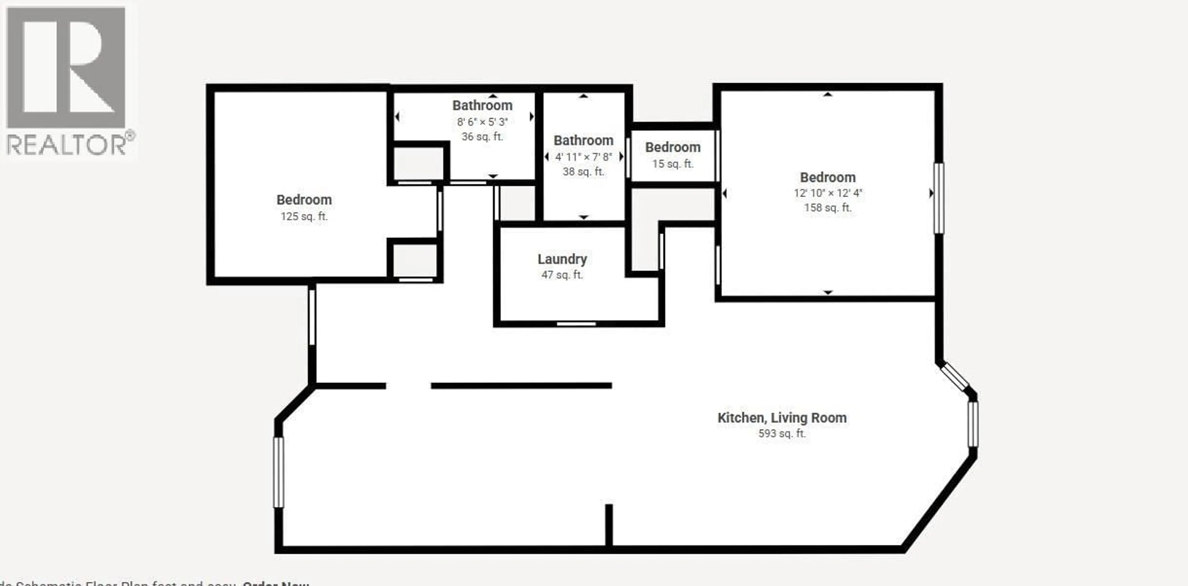 Floor plan for 25 - 490 LEWIS DRIVE, Quesnel British Columbia V2J5W2