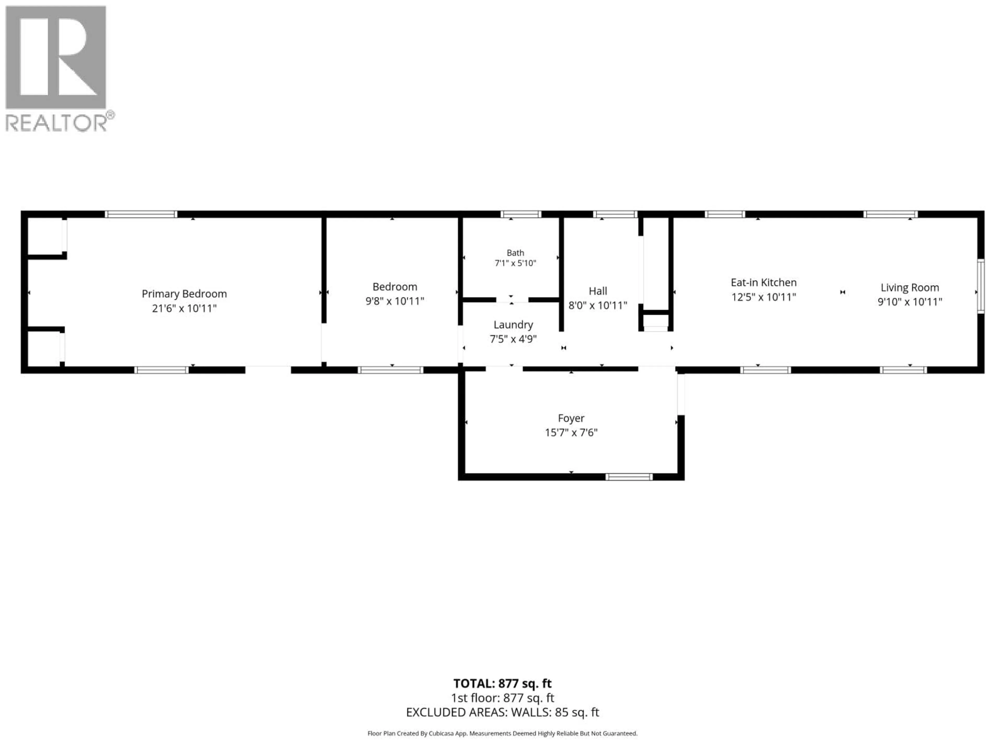 Floor plan for 104 - 3730 LANSDOWNE ROAD, Prince George British Columbia V2N2S5
