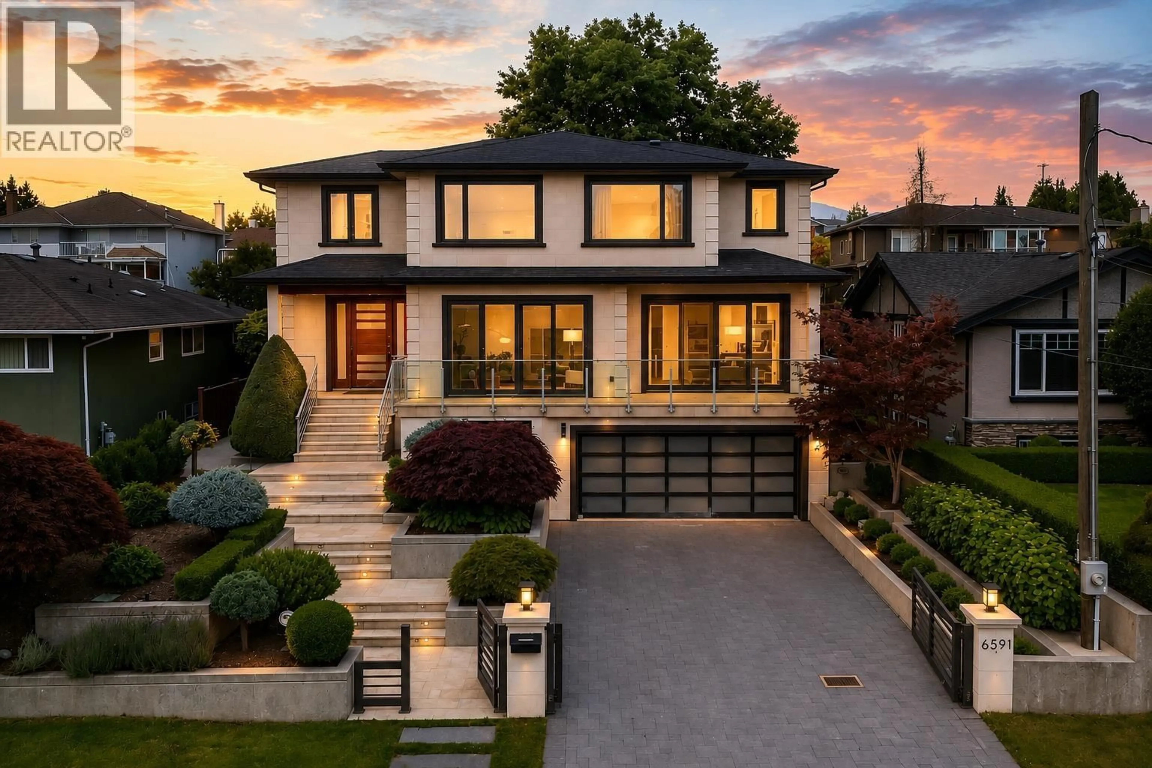 Home with brick exterior material, street for 6591 SUMAS DRIVE, Burnaby British Columbia V5B2V1