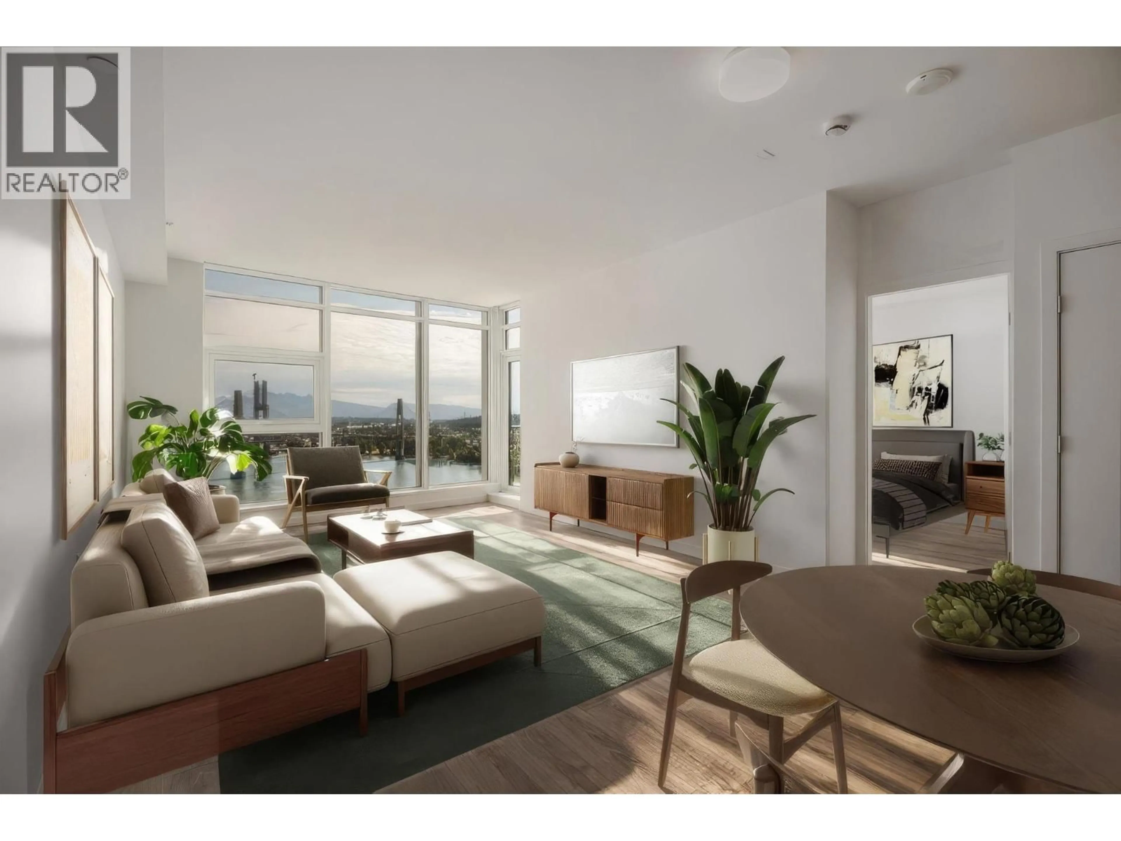 Living room with furniture, unknown for 2401 - 660 QUAYSIDE DRIVE, New Westminster British Columbia V3M0P1