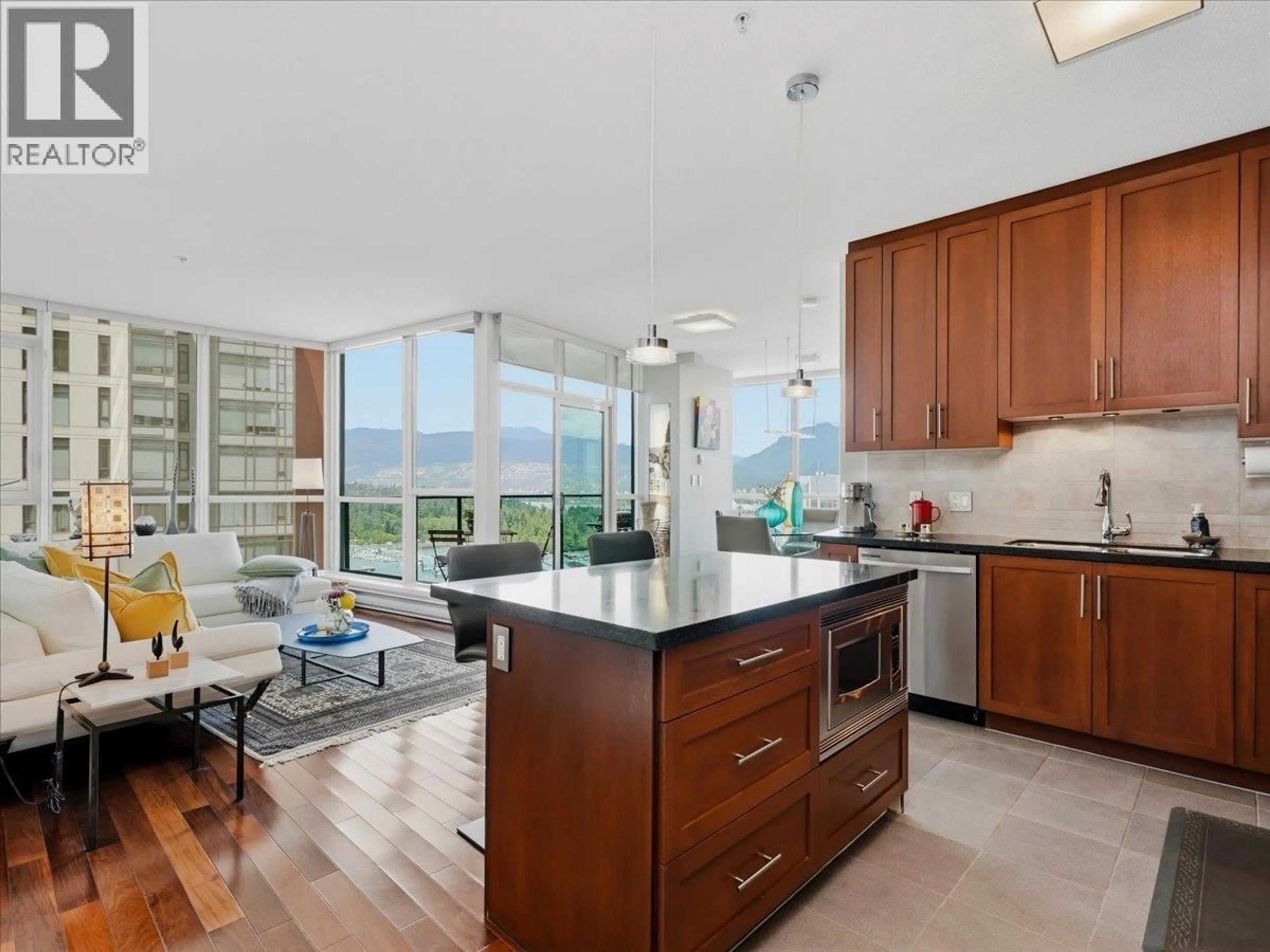 Open concept kitchen, unknown for 3301 - 1189 MELVILLE STREET, Vancouver British Columbia V6E4T8