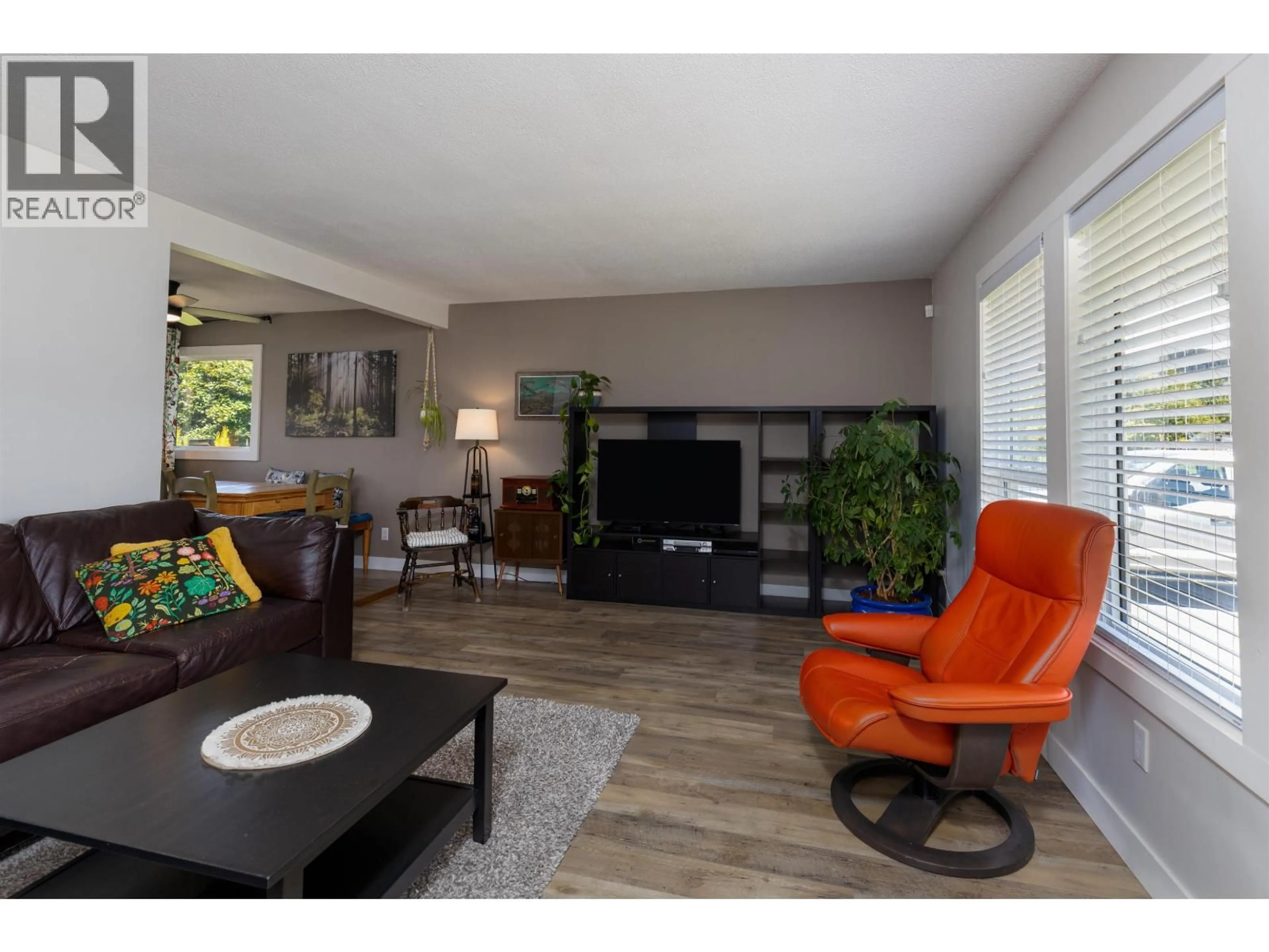 Living room with furniture, wood/laminate floor for 2219 EVERGREEN STREET, Terrace British Columbia V8G4S6