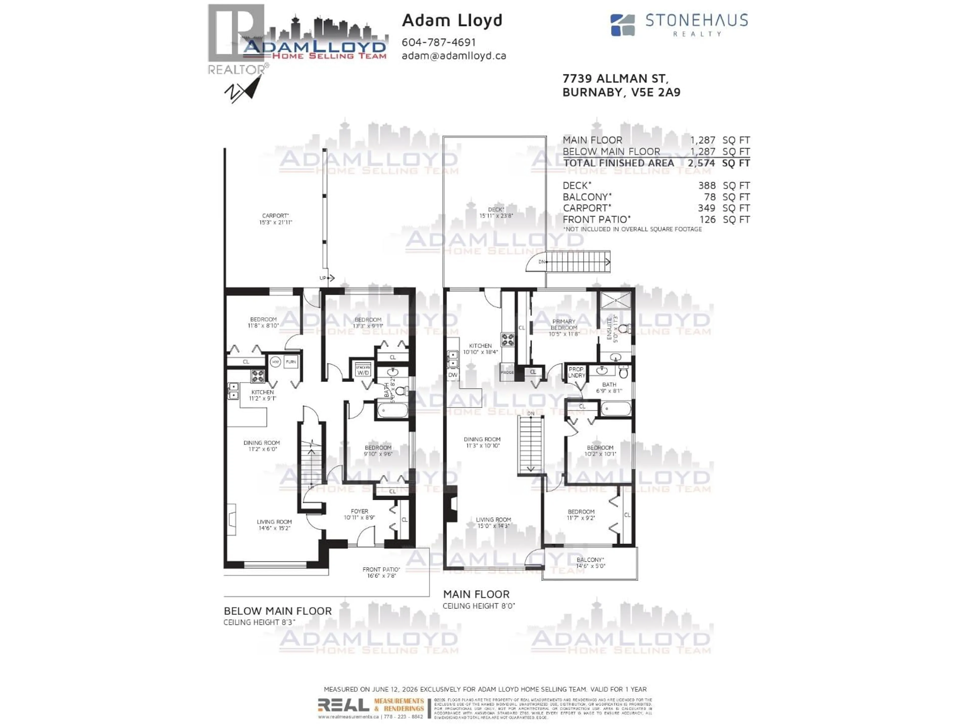 Floor plan for 7737 ALLMAN STREET, Burnaby British Columbia V5E2A9