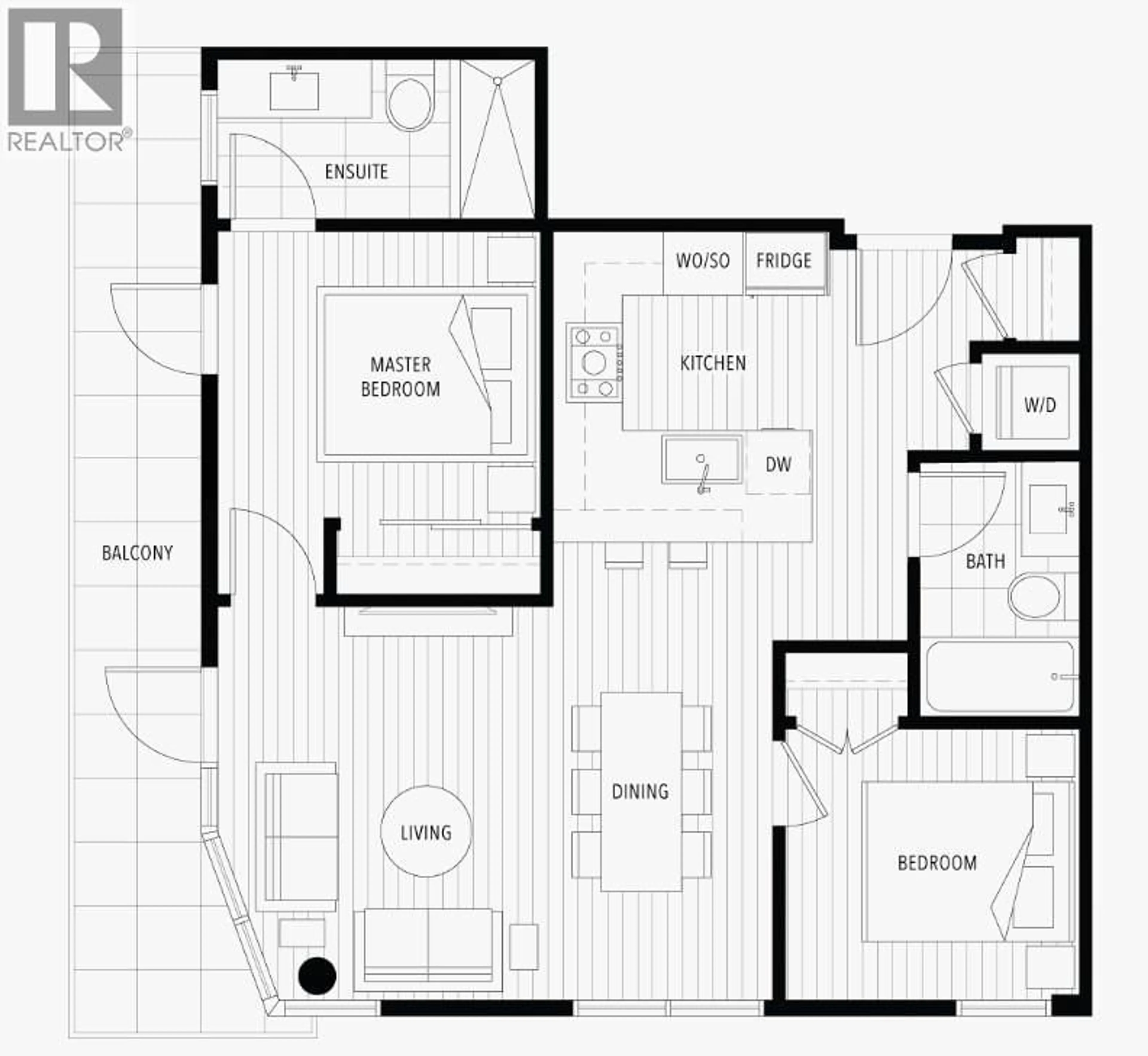 Floor plan for 301 - 2888 ARBUTUS STREET, Vancouver British Columbia V6J0J1