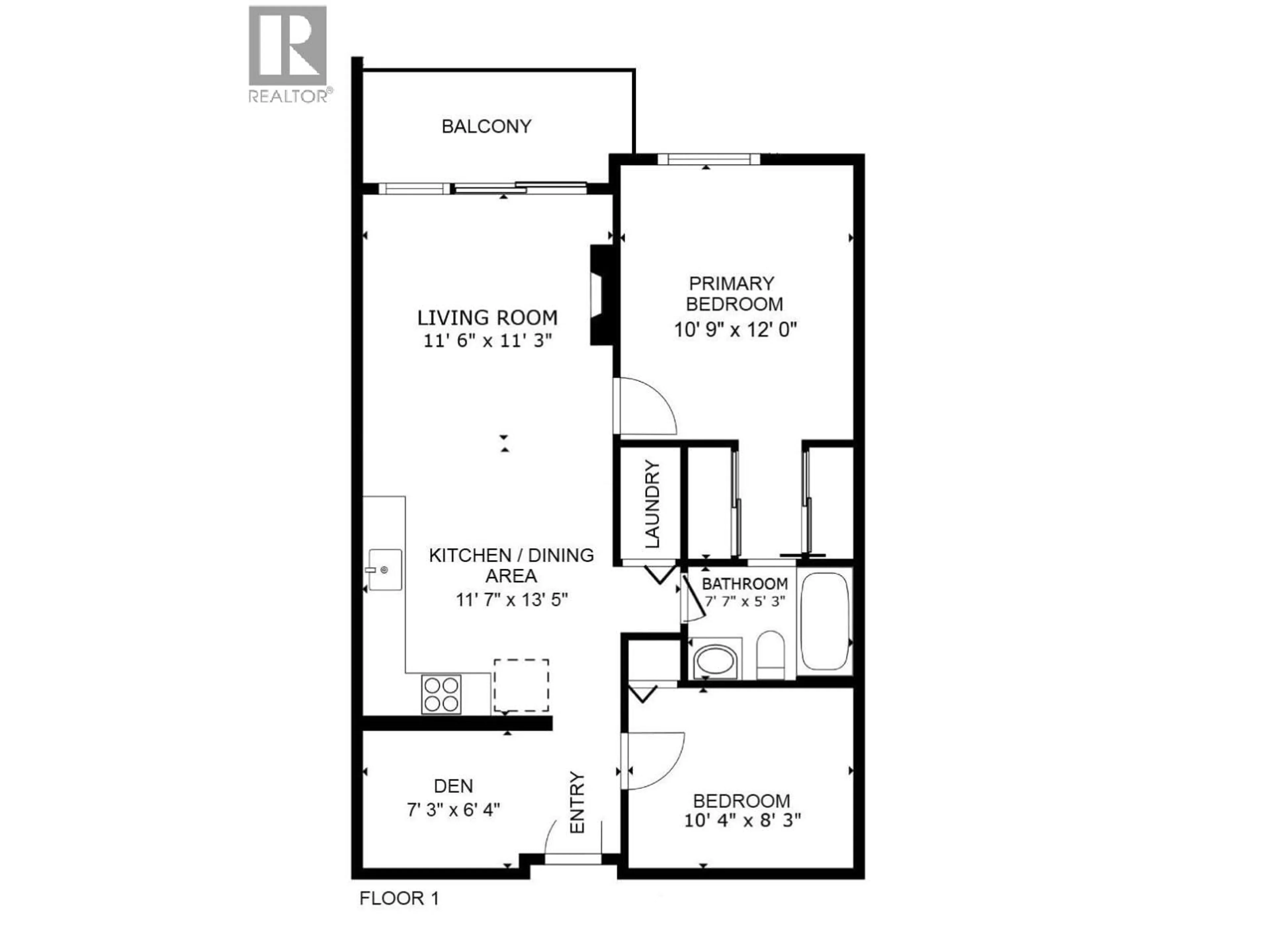 Floor plan for 611 - 37881 CLEVELAND AVENUE, Squamish British Columbia V8B0Z7