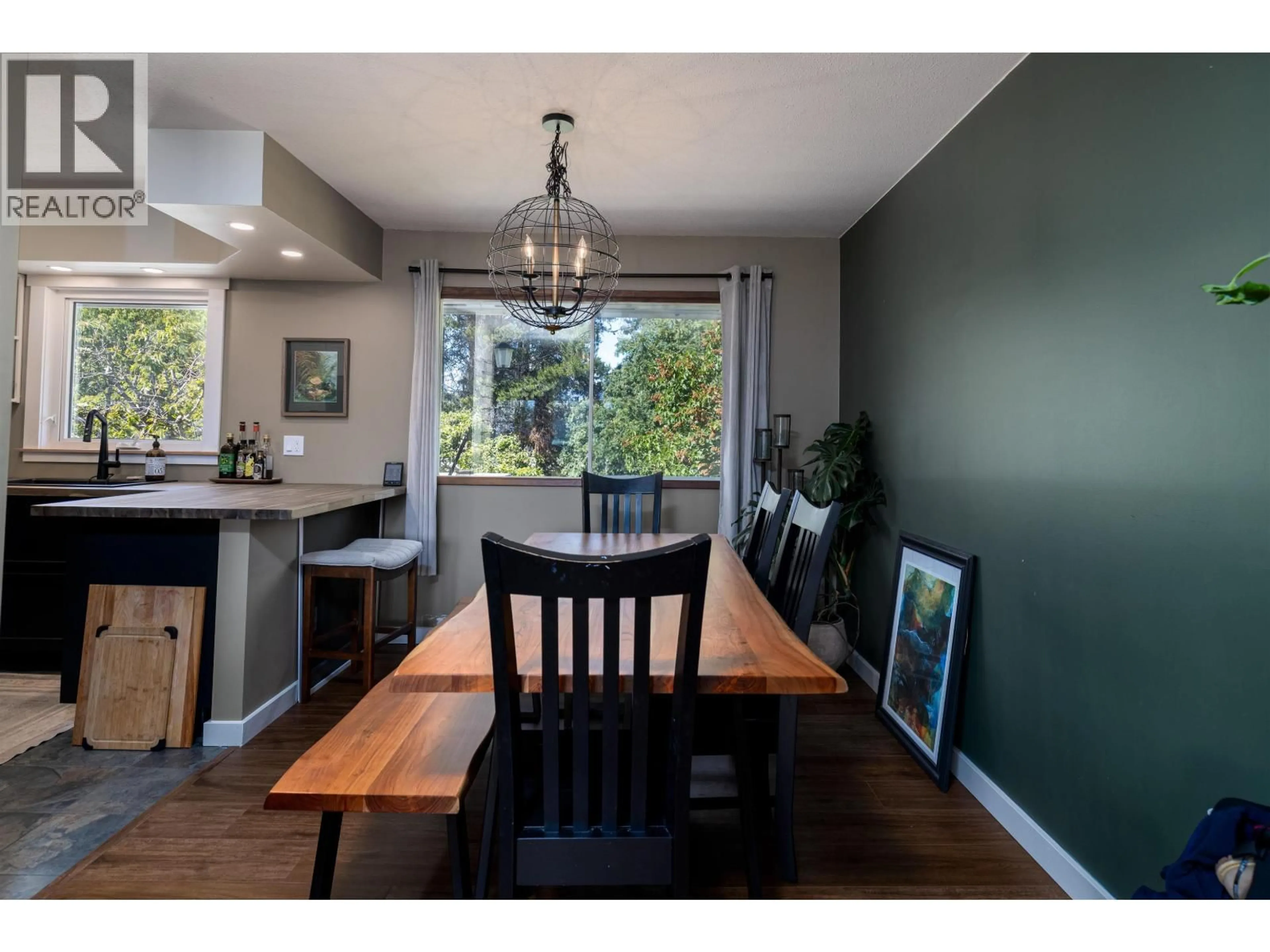 Dining room, wood/laminate floor for 4924 LAZELLE AVENUE, Terrace British Columbia V8G1T7