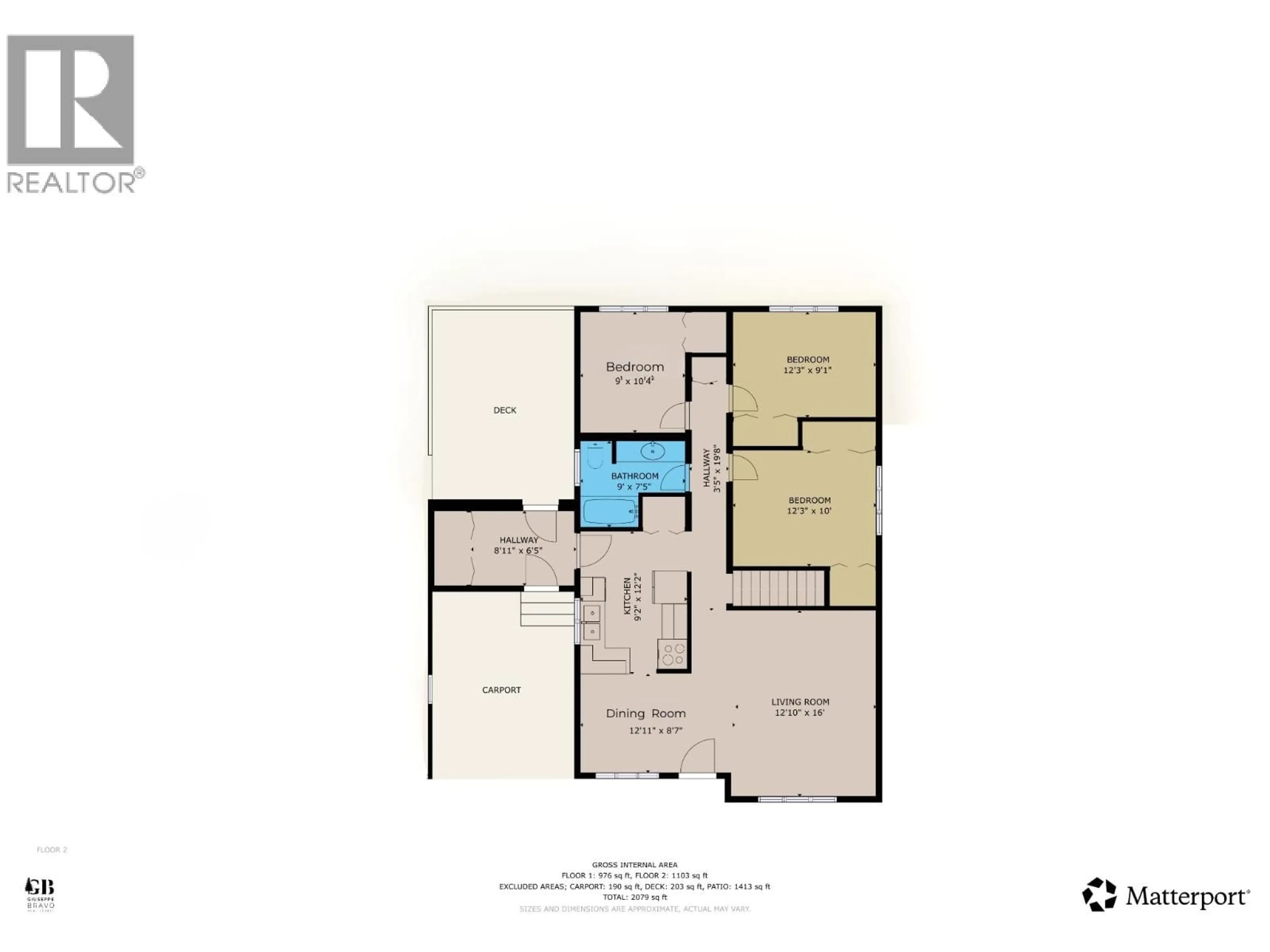 Floor plan for 16 CARSWELL STREET, Kitimat British Columbia V8C1B3