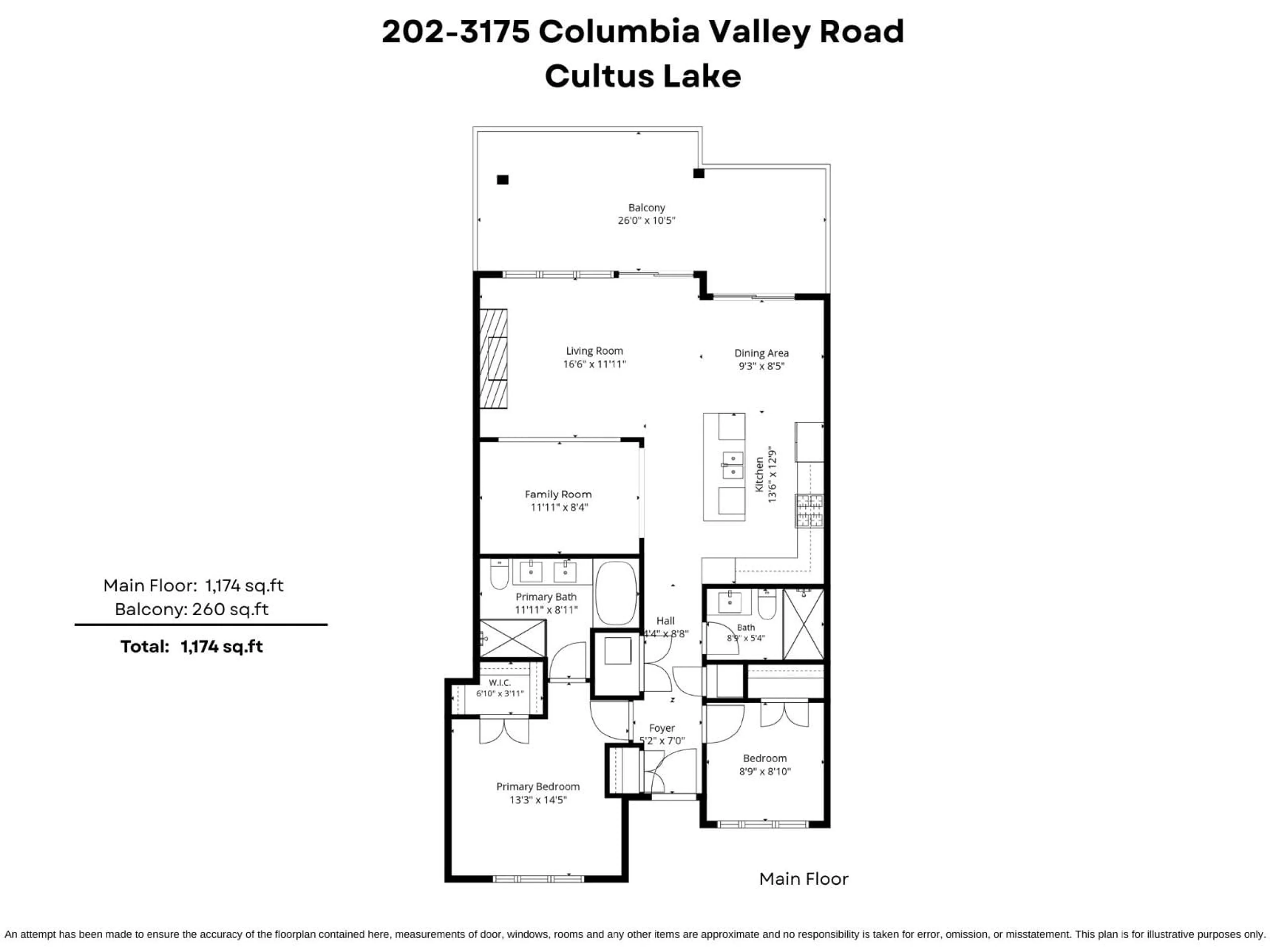Floor plan for 202 - 3175 COLUMBIA VALLEY ROAD, Chilliwack British Columbia V2R6C2