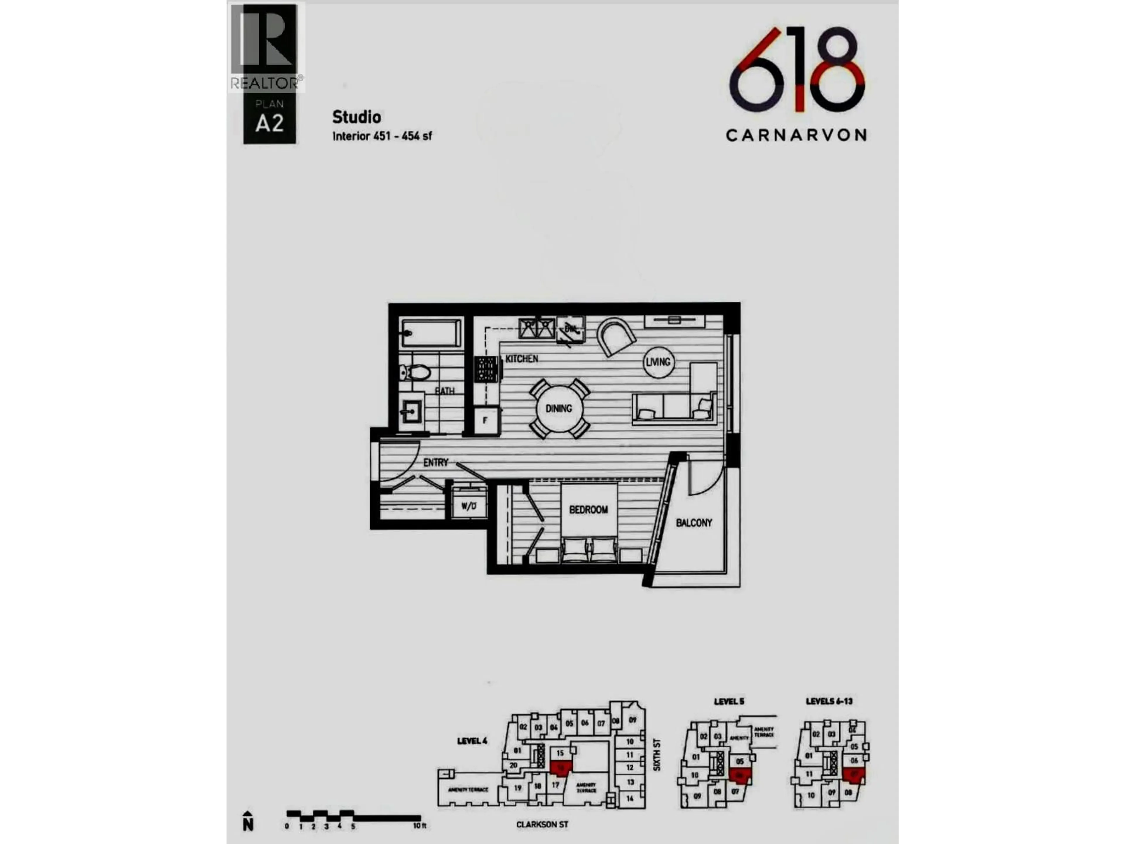 Floor plan for 807 - 618 CARNARVON STREET, New Westminster British Columbia V3M0N9