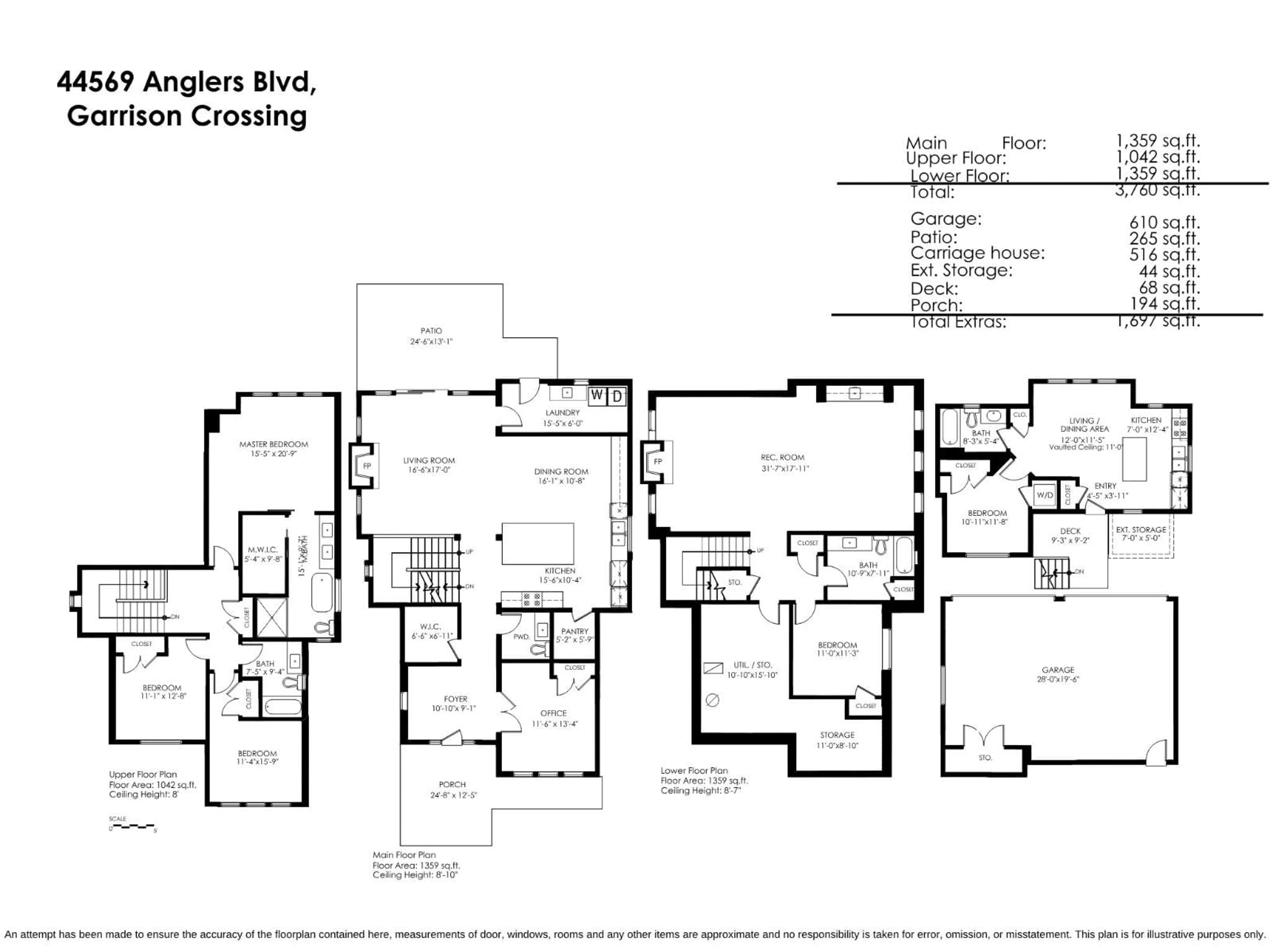 Floor plan for 44659 ANGLERS BOULEVARD, Chilliwack British Columbia V2R0Z6