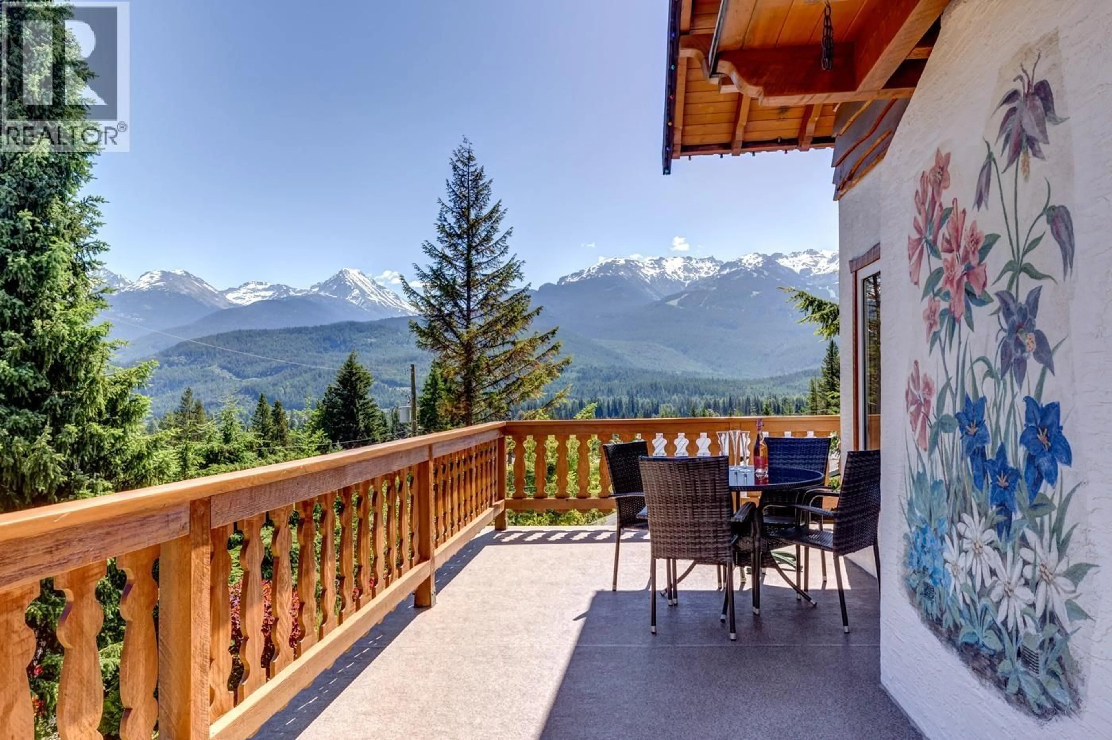Balcony in the apartment, mountain view for 8512 DRIFTER WAY, Whistler British Columbia V8E0G2