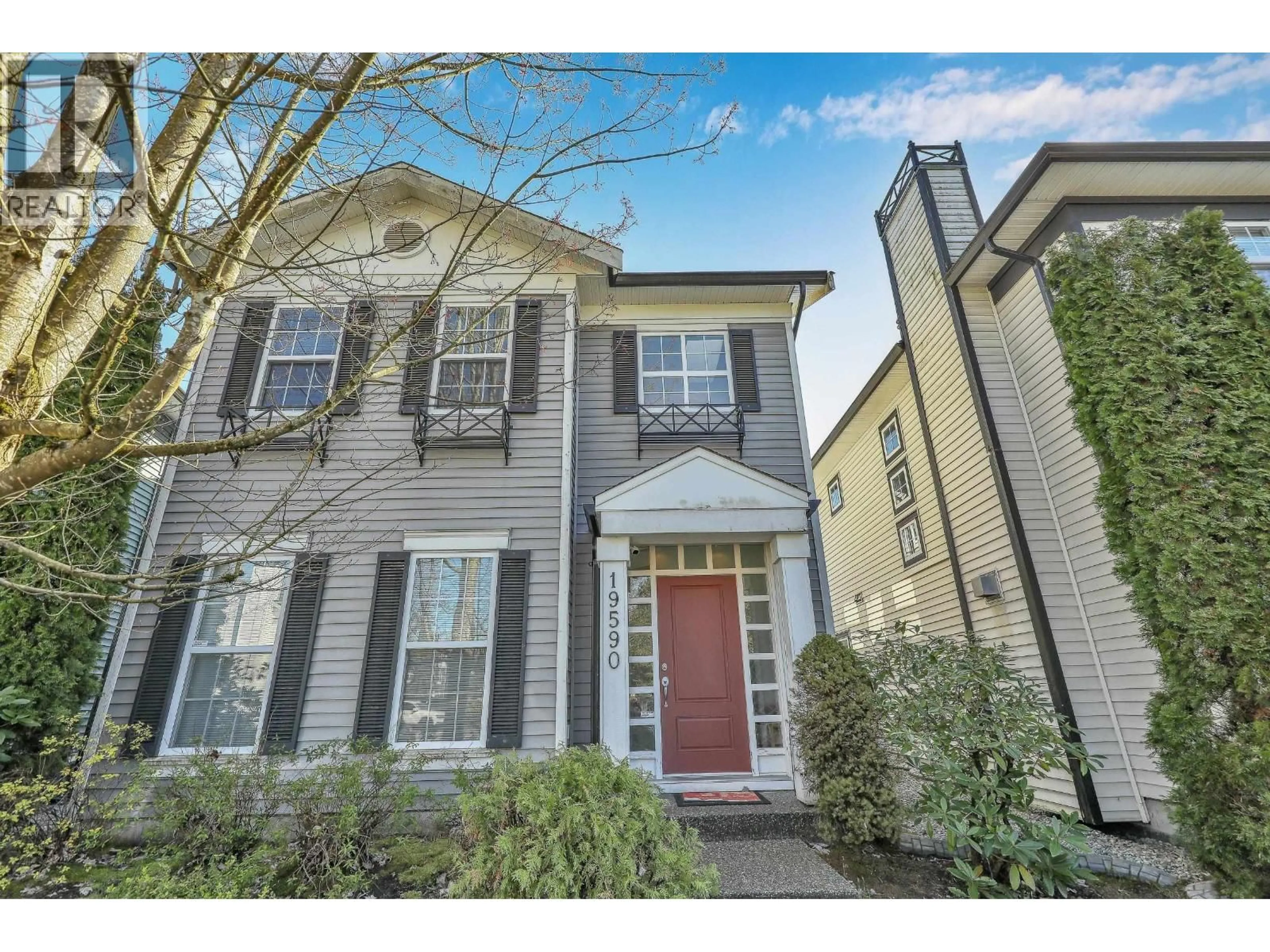 Home with brick exterior material, street for 19590 SHINGLE BOLT CRESCENT, Pitt Meadows British Columbia V3Y2W7