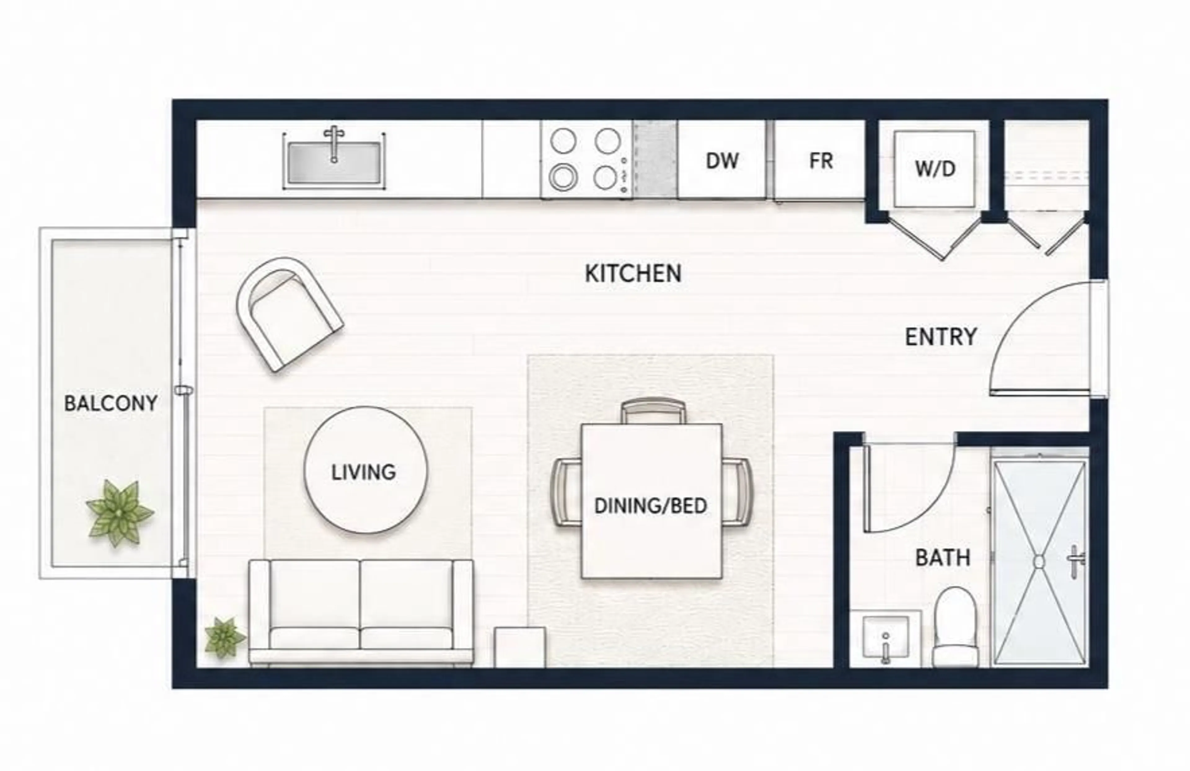 Floor plan for 605 - 13438 CENTRAL AVENUE, Surrey British Columbia V3T0N2