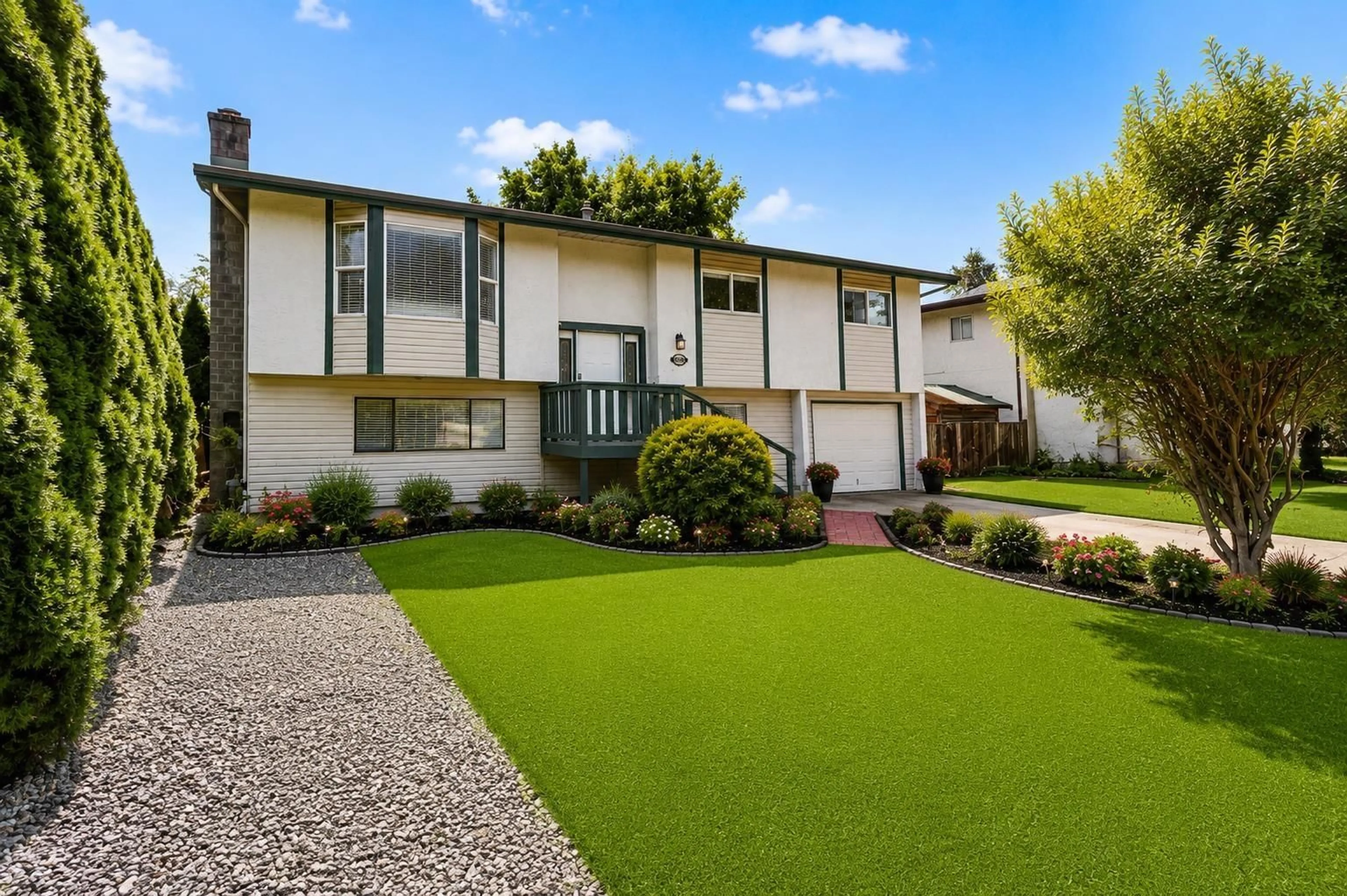 Home with vinyl exterior material, street for 8852 CHARLES STREET, Chilliwack British Columbia V2P7H8