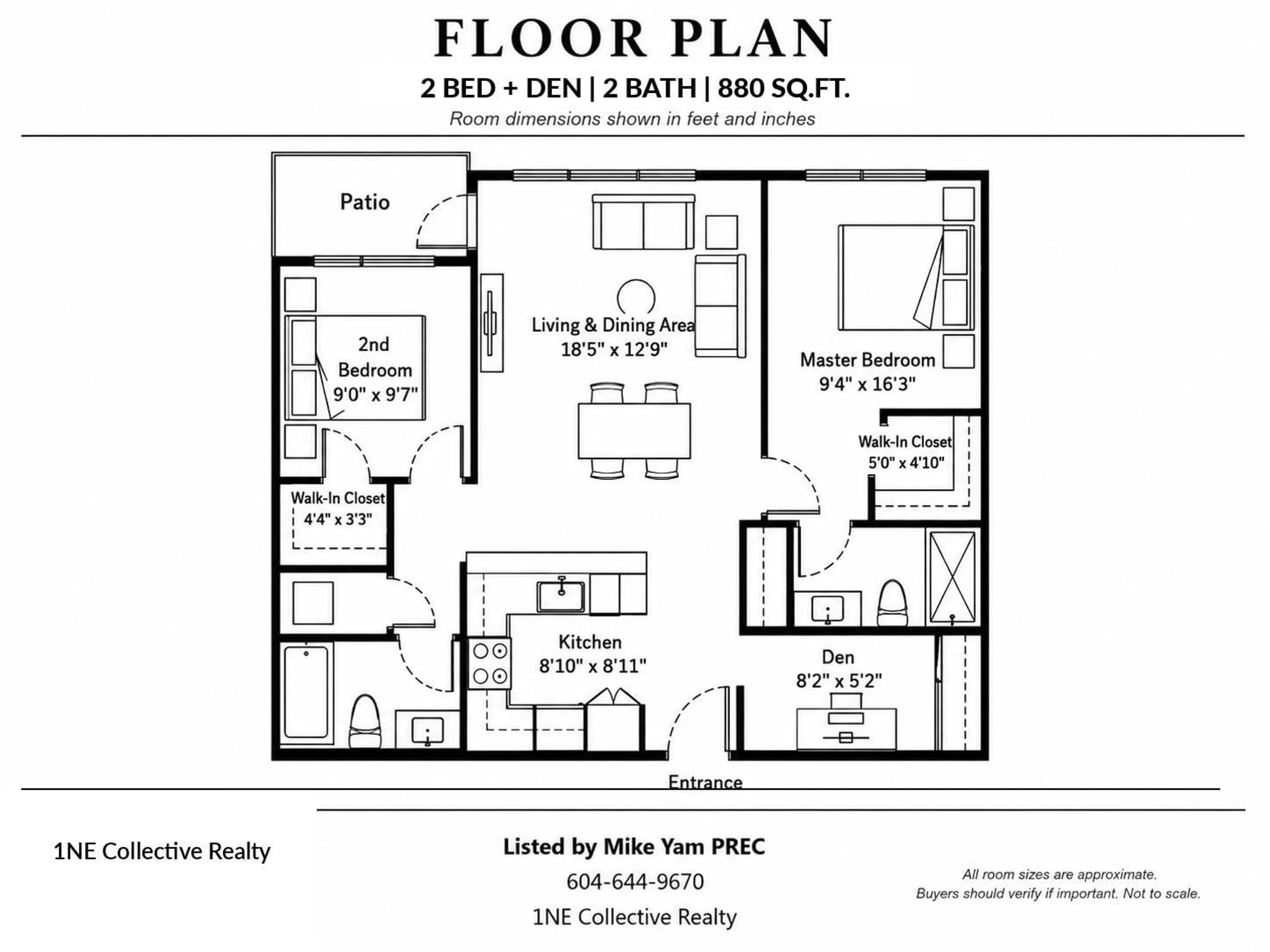 Floor plan for 502 - 10838 WHALLEY BOULEVARD, Surrey British Columbia V3R0G8