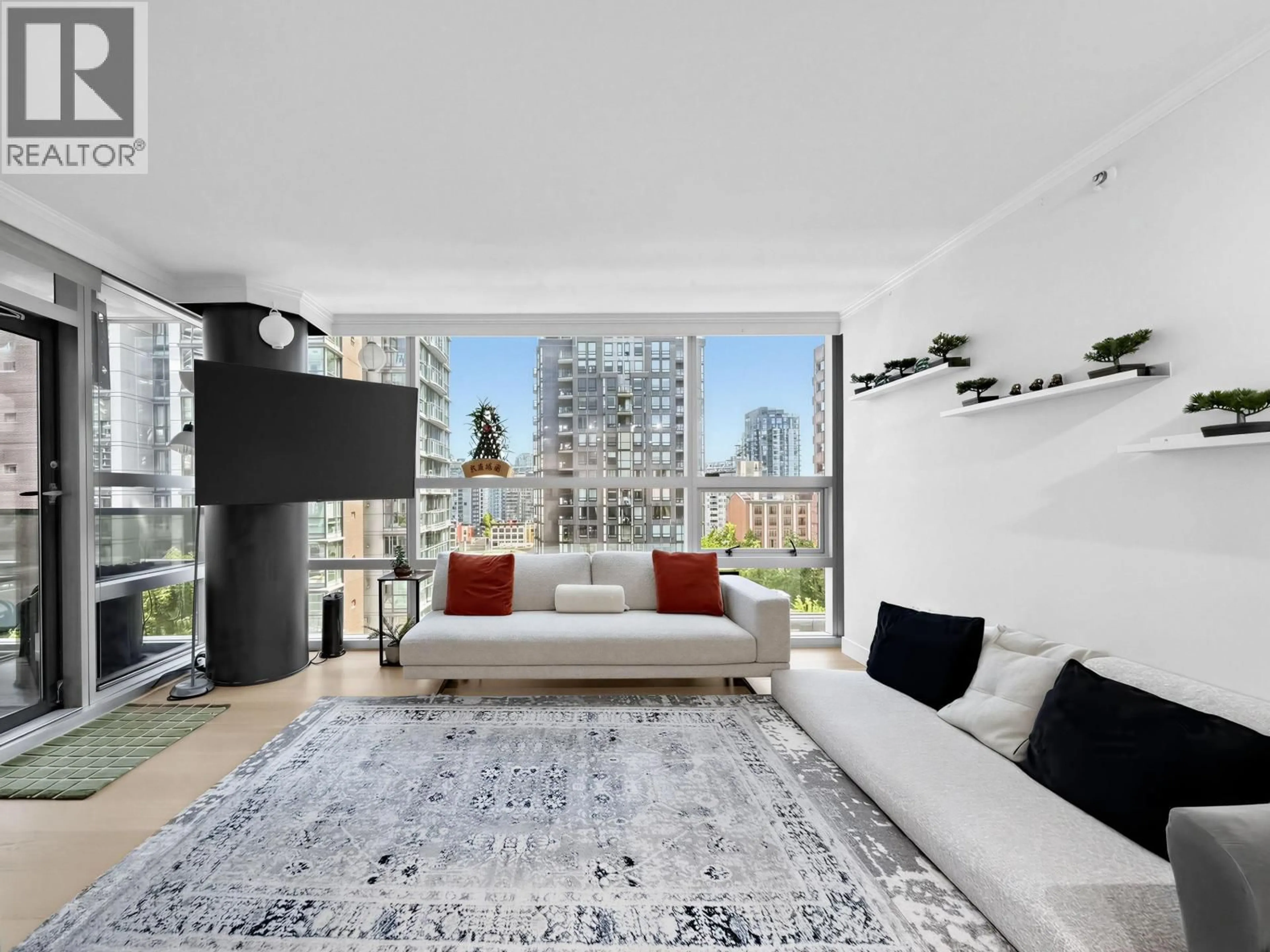 Living room with furniture, unknown for 708 - 1050 BURRARD STREET, Vancouver British Columbia V6Z2S3