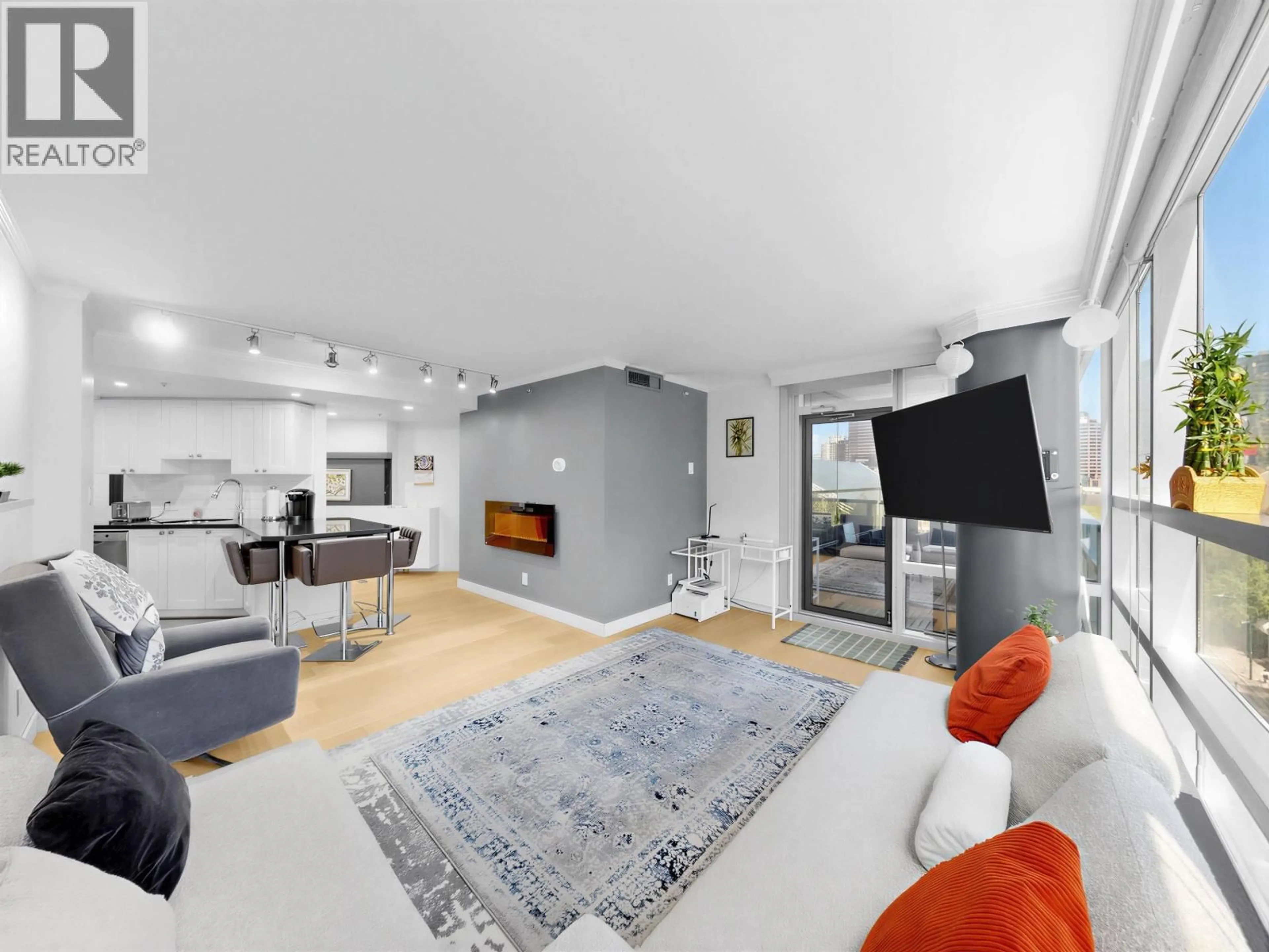 Living room with furniture, unknown for 708 - 1050 BURRARD STREET, Vancouver British Columbia V6Z2S3
