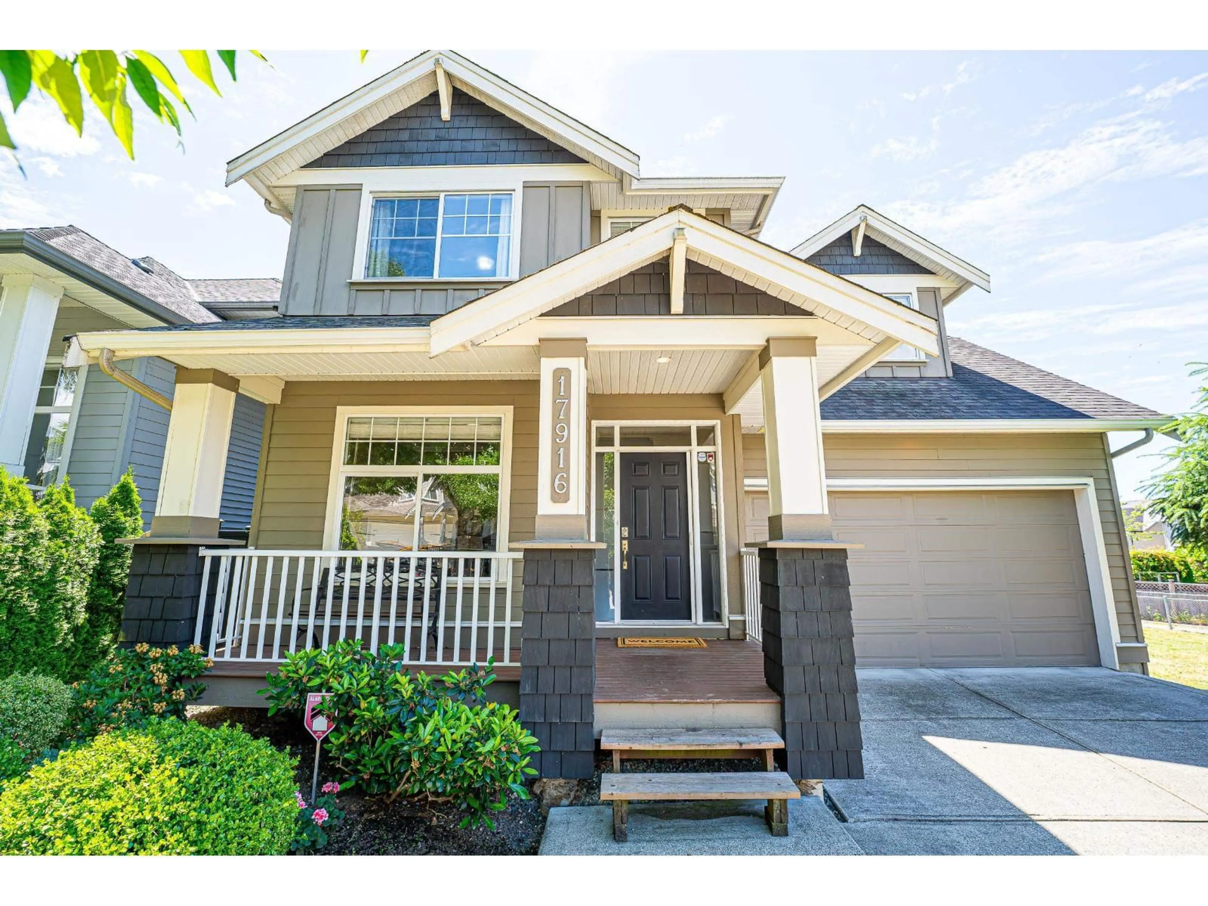 Home with vinyl exterior material, street for 17916 71 AVENUE, Surrey British Columbia V3S7C7